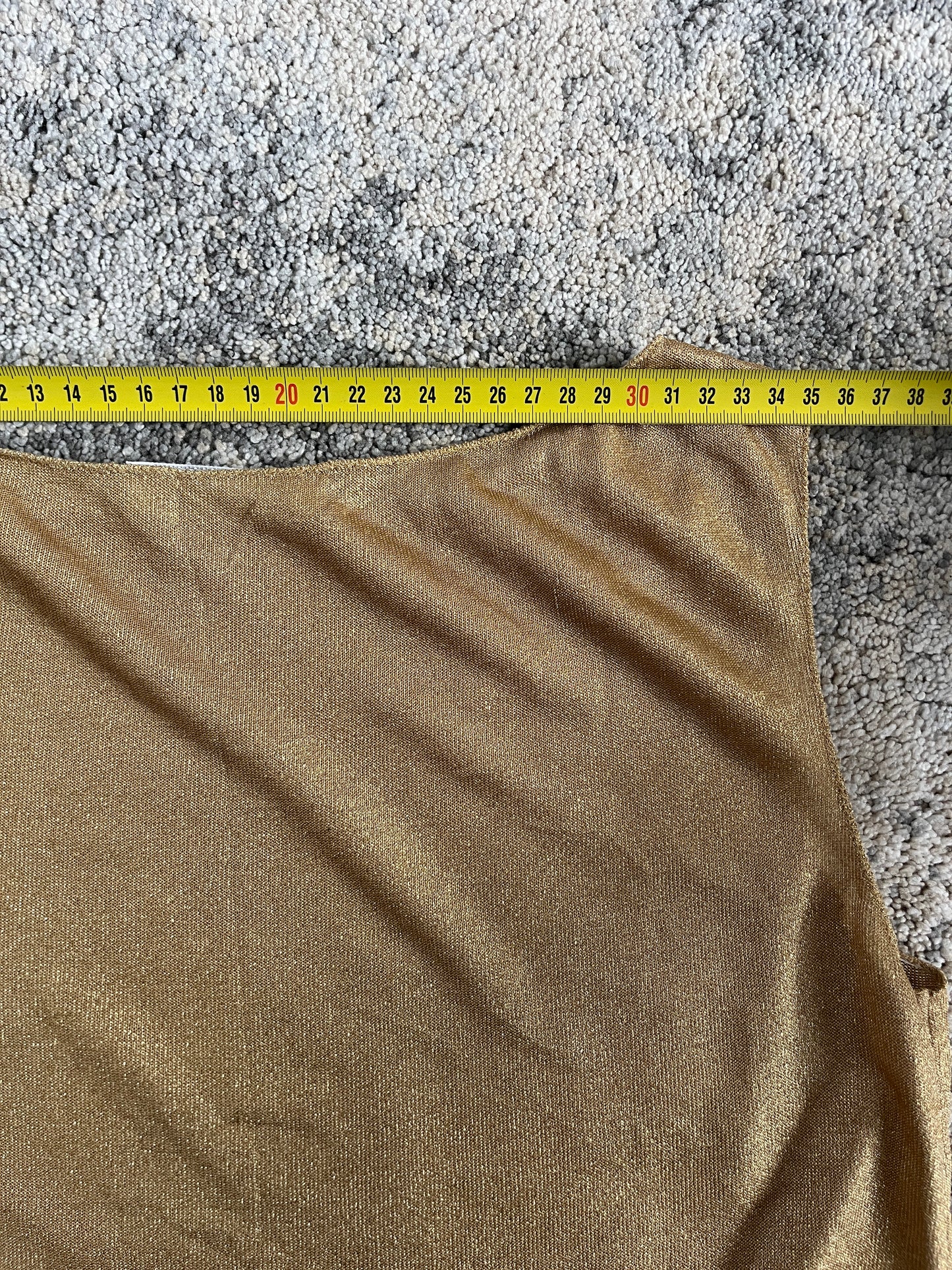 Prada SS1998 rayon gold tank top