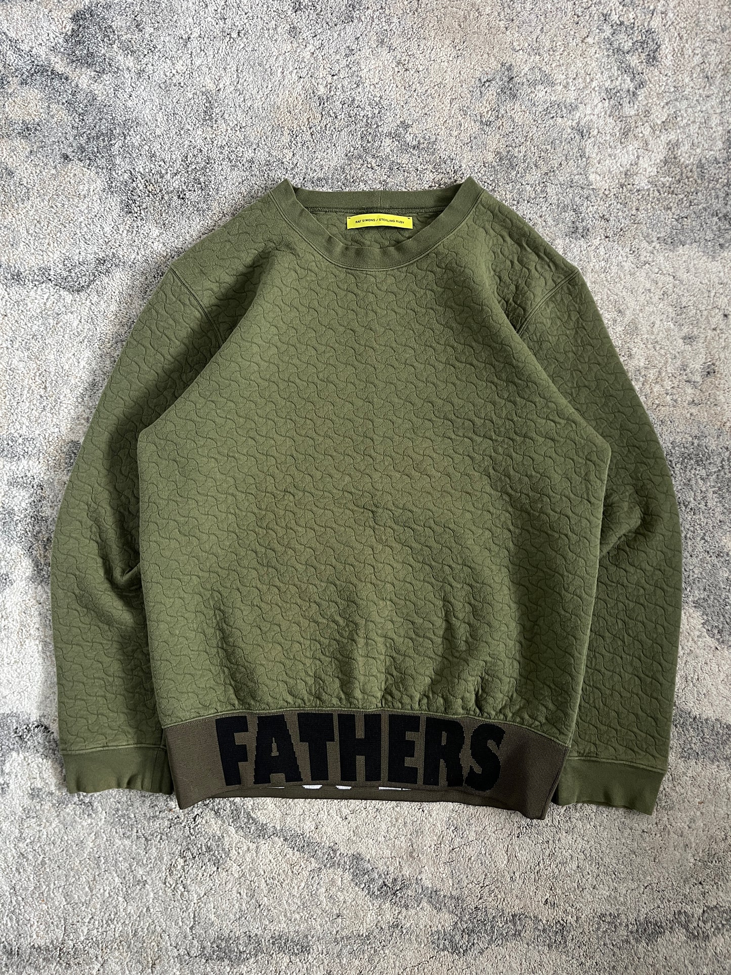 Raf Simons X Sterling Ruby "Fathers" crewneck