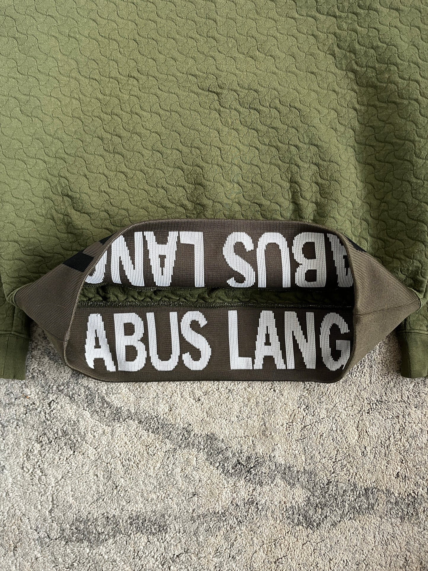 Raf Simons X Sterling Ruby "Fathers" crewneck