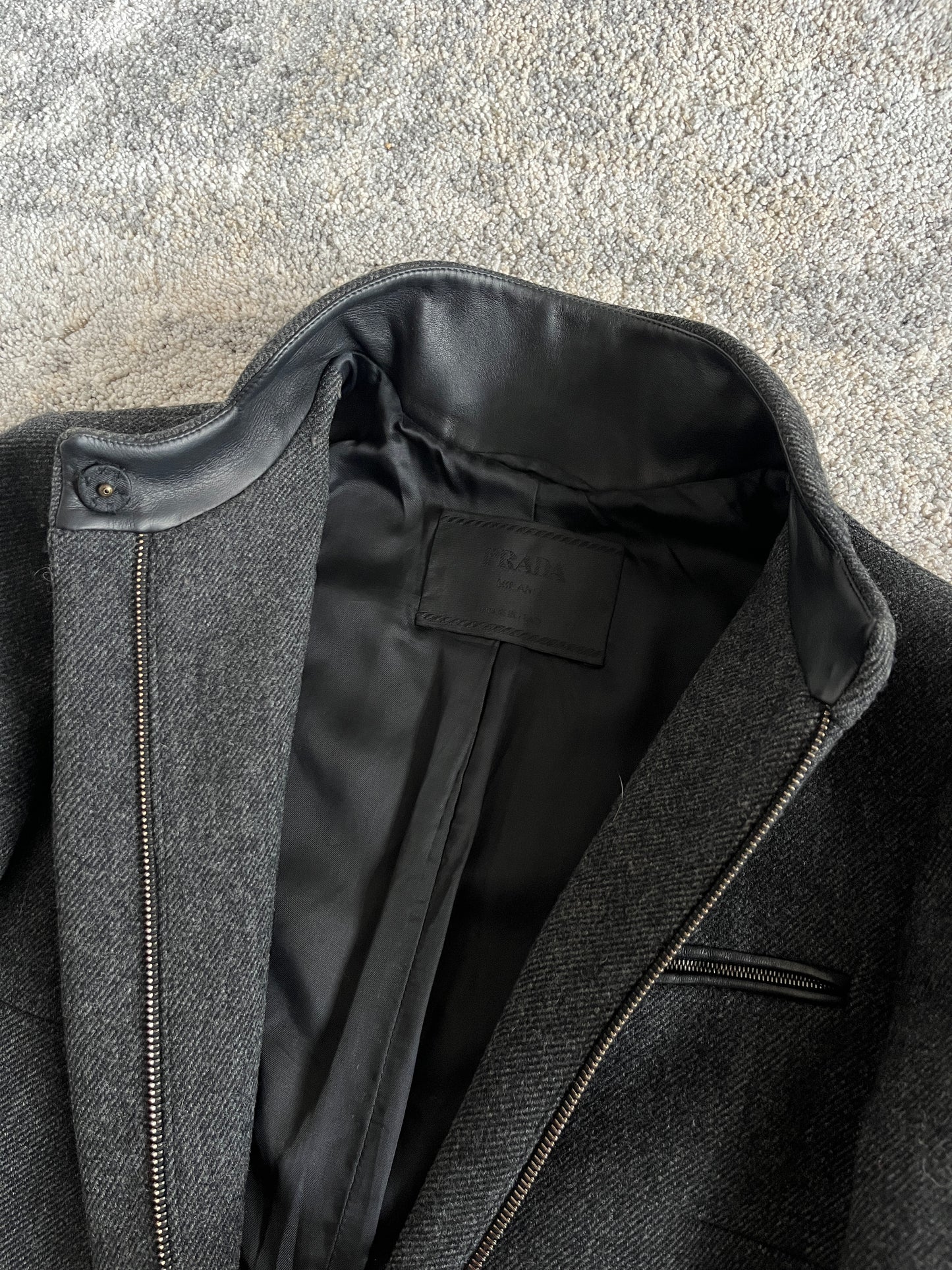 Prada 1999 wool long coat