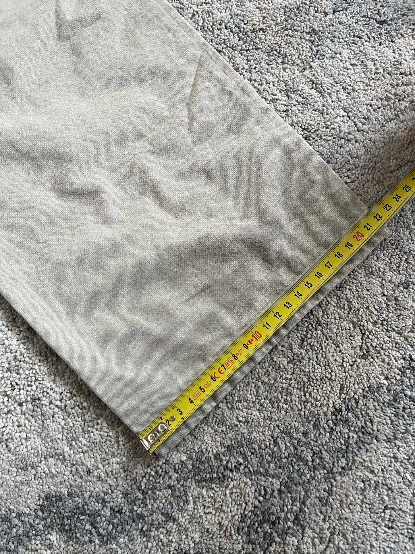 Prada 1999 cotton double knee pants