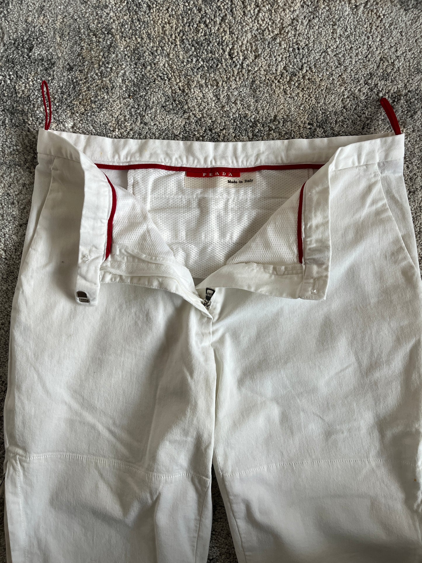 Prada 2000 cotton technical pants