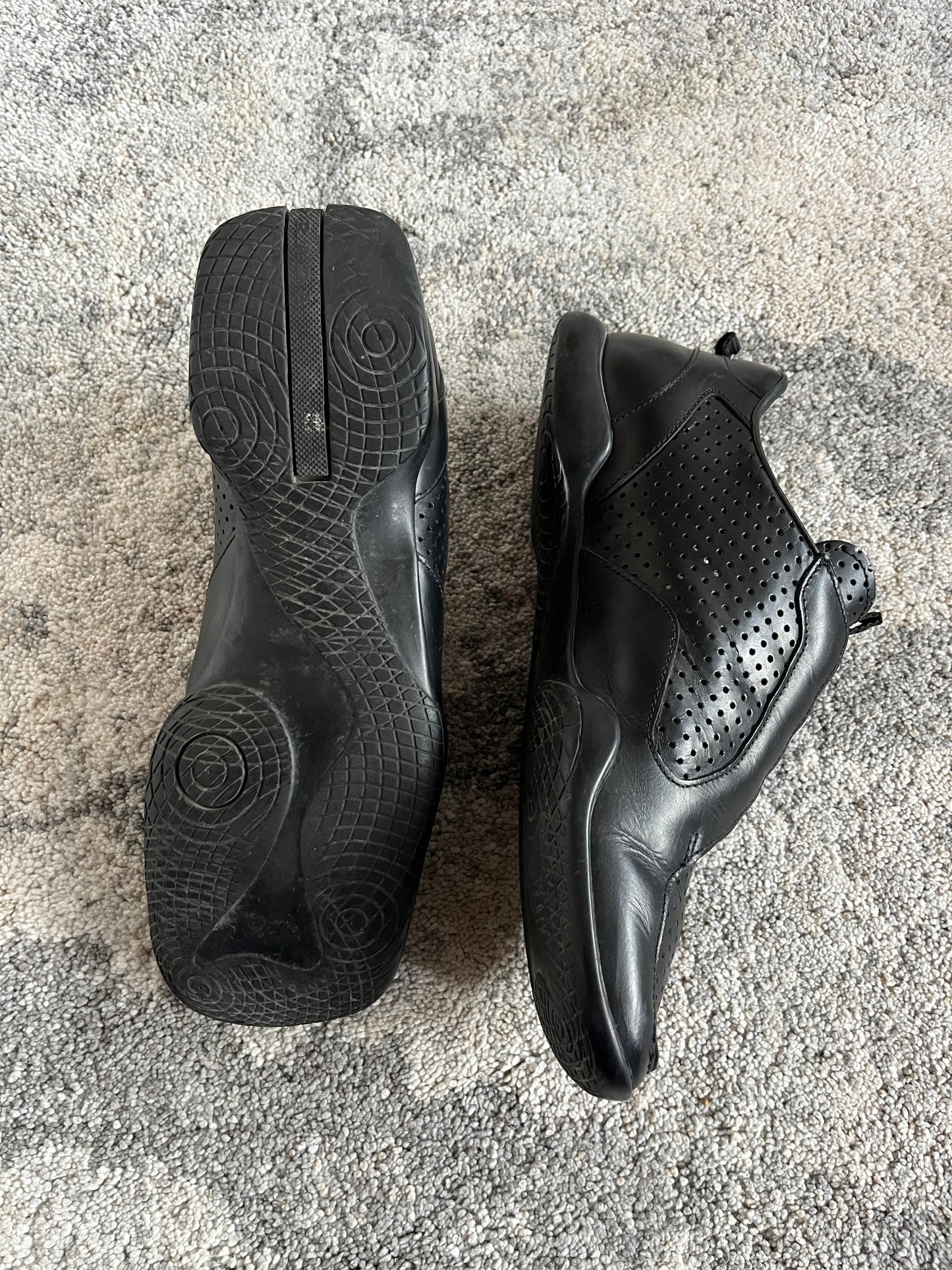 Prada SS2000 leather perfored trainers