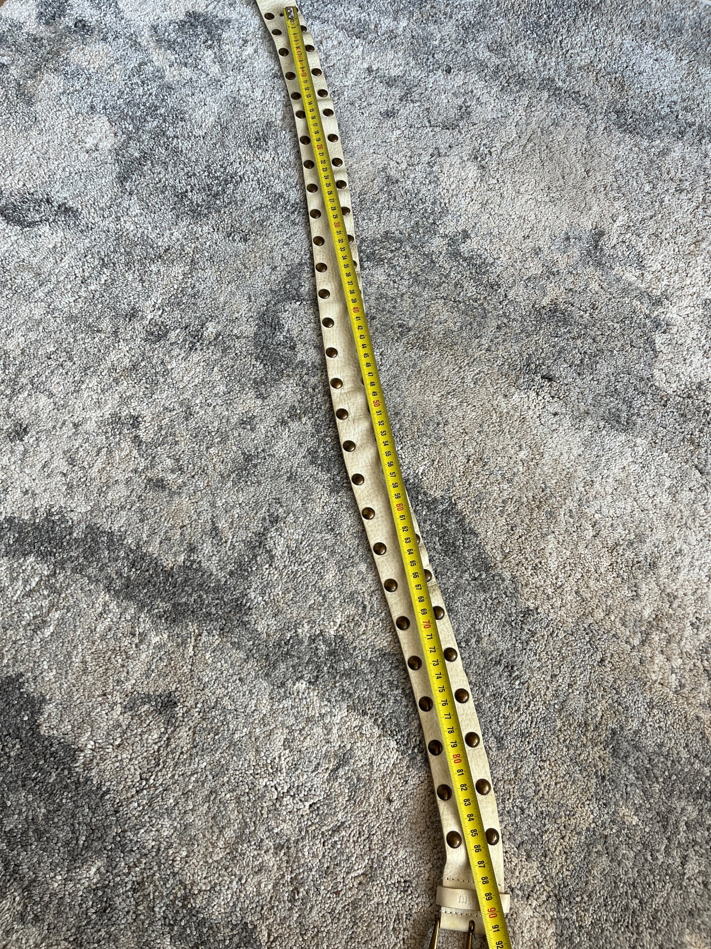 Miu Miu 1990's leather belt