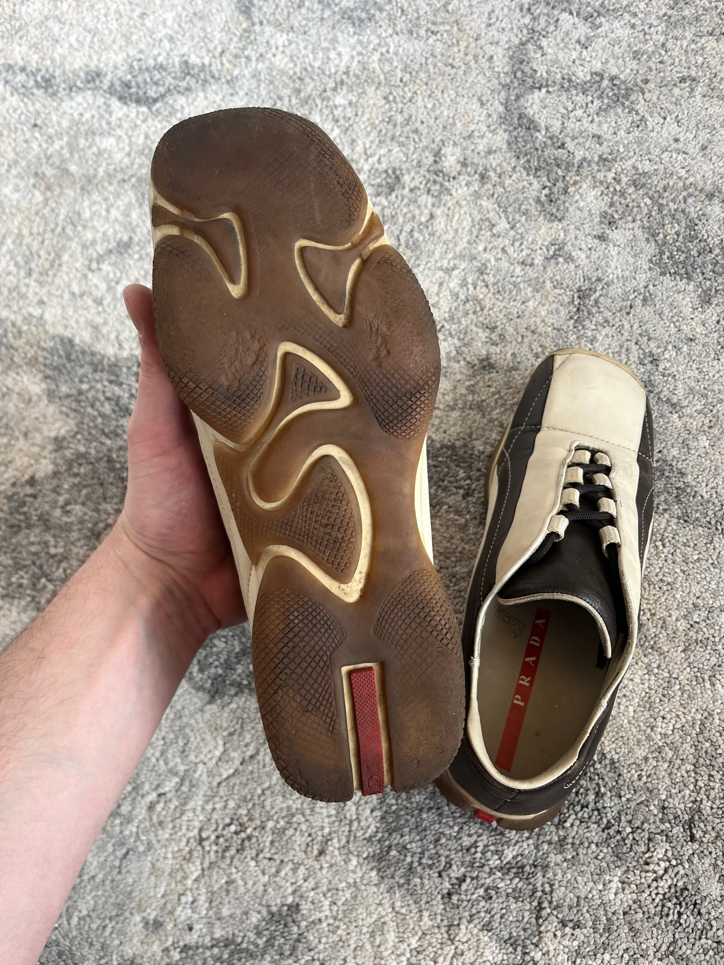 Prada SS2001 leather trainers