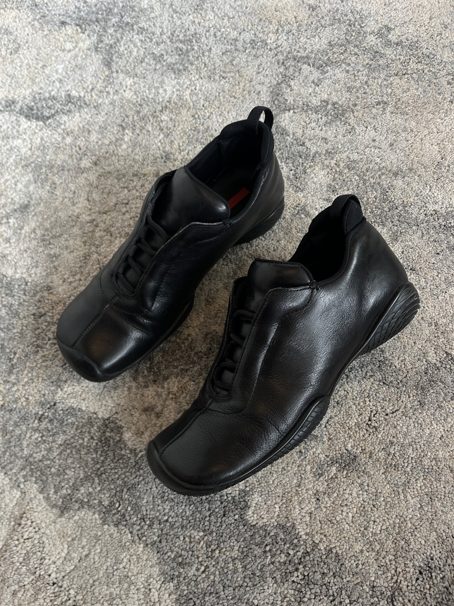 Prada 1990's leather trainers