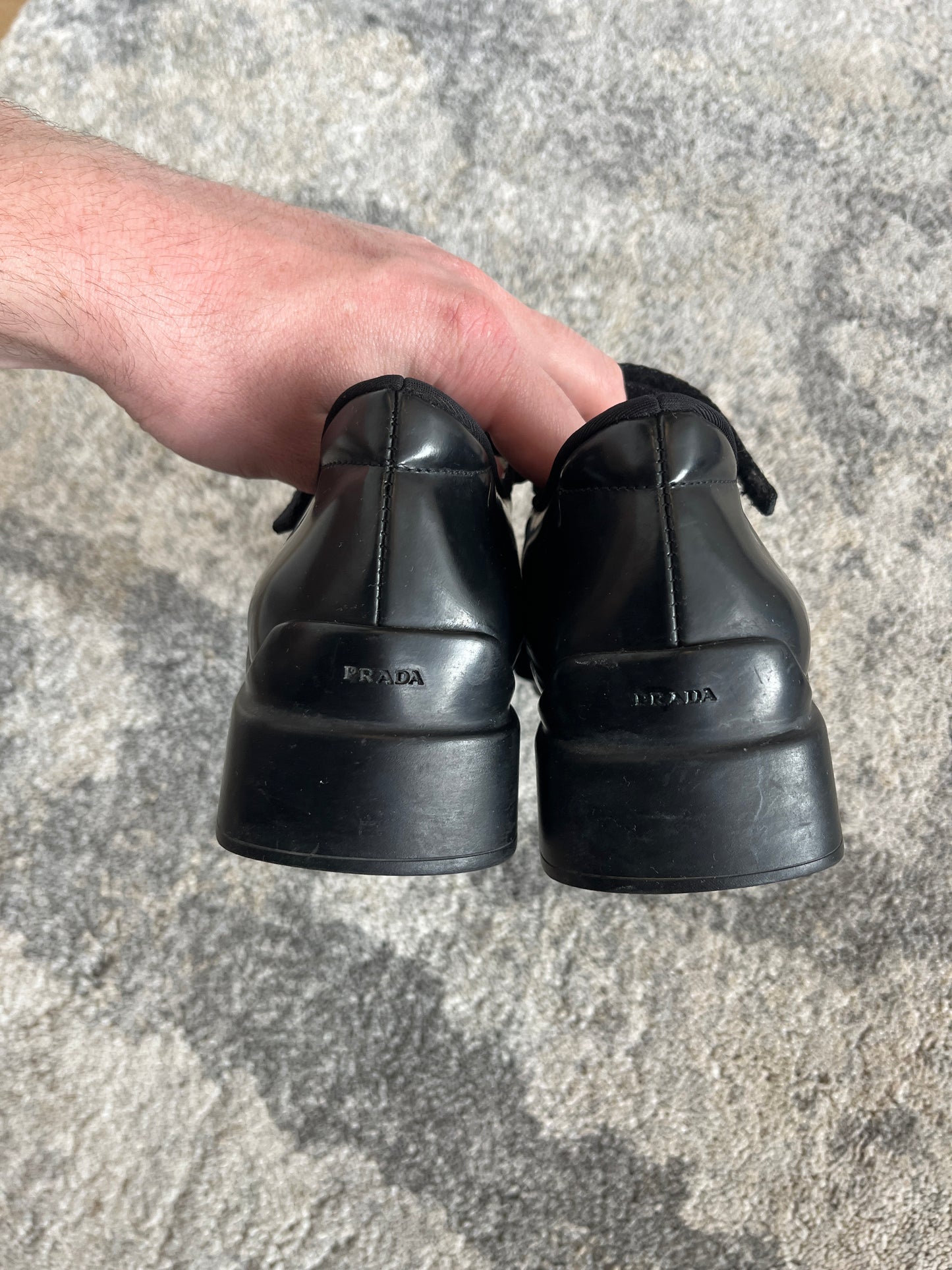 Prada FW1999 leather mary janes