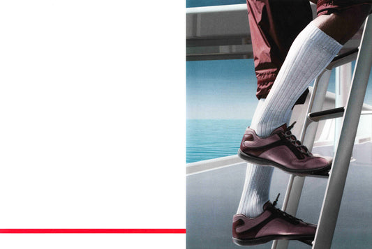 Prada SS2000 mesh & leather trainers