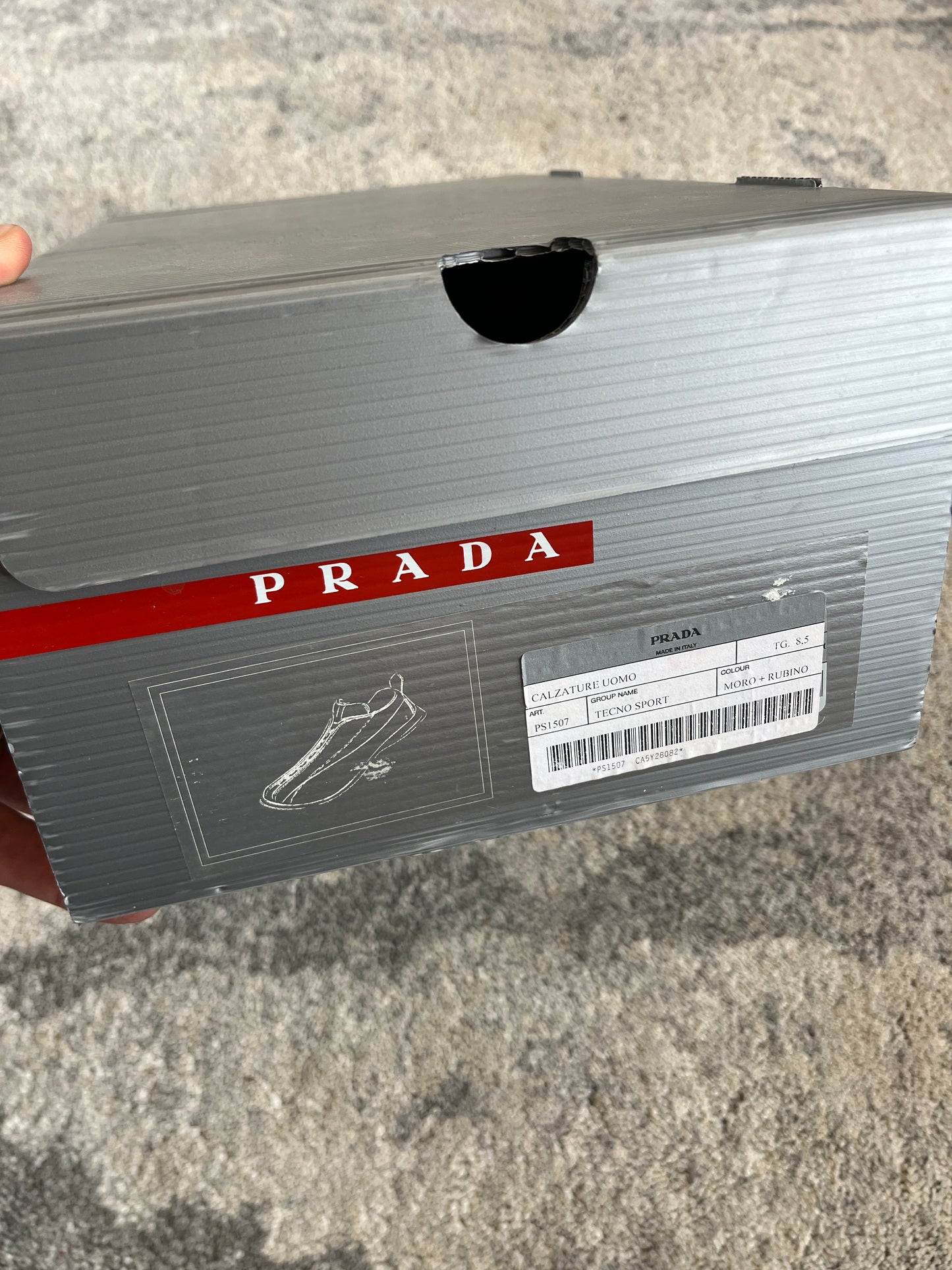 Prada FW2000 leather trainers