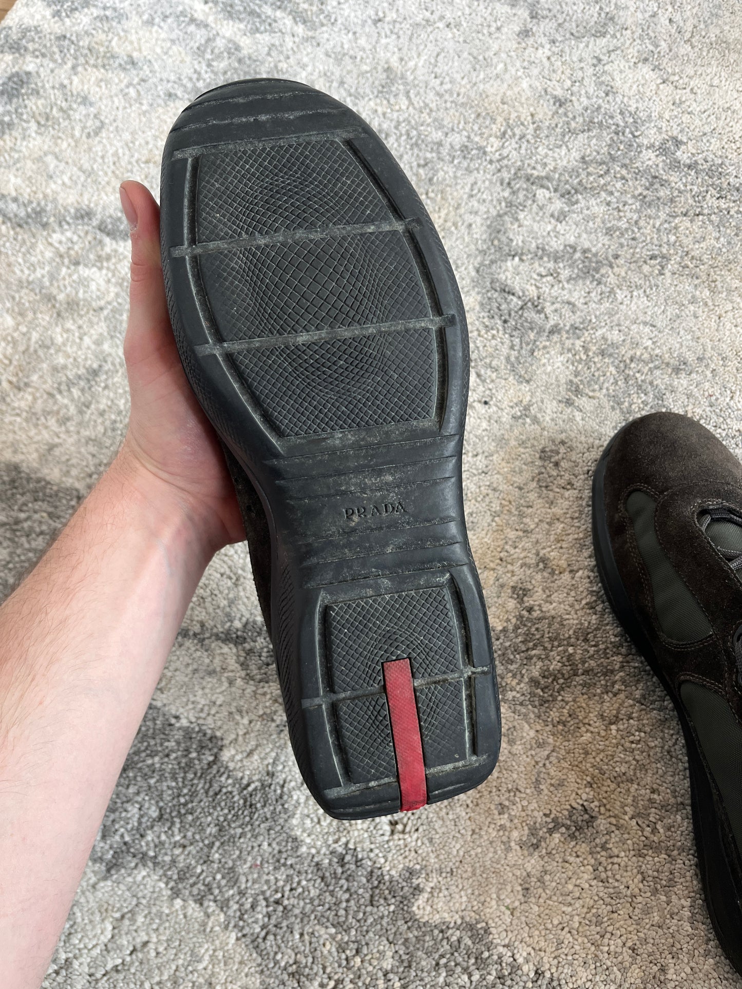 Prada 2000's suede america cup