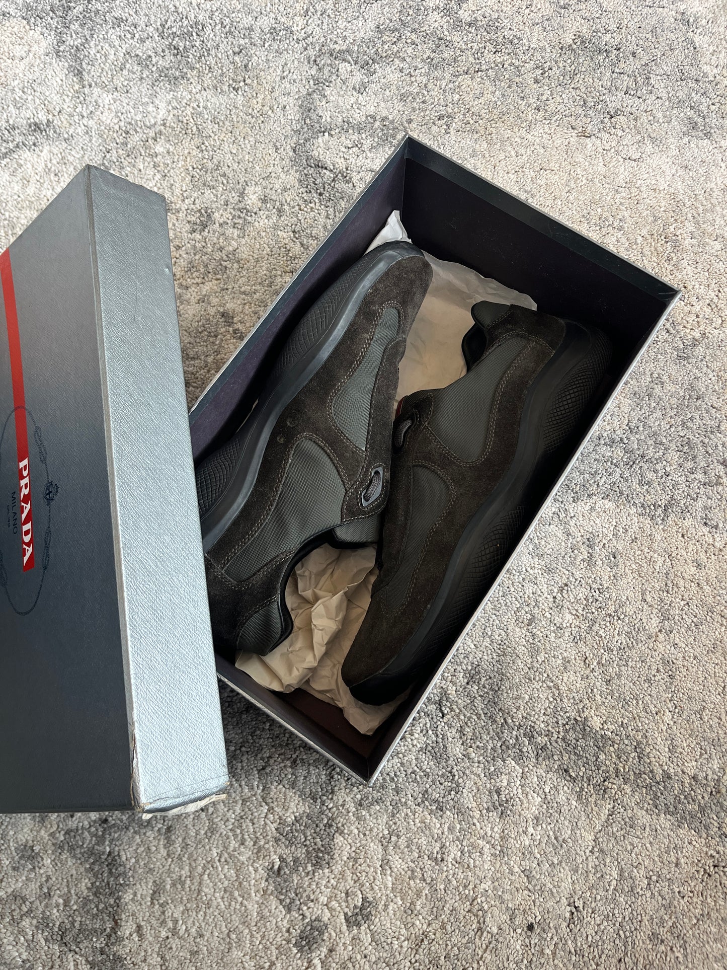 Prada 2000's suede america cup