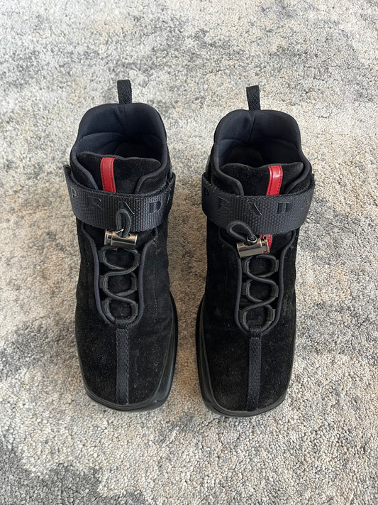 Prada FW1999 suede velcro trainers