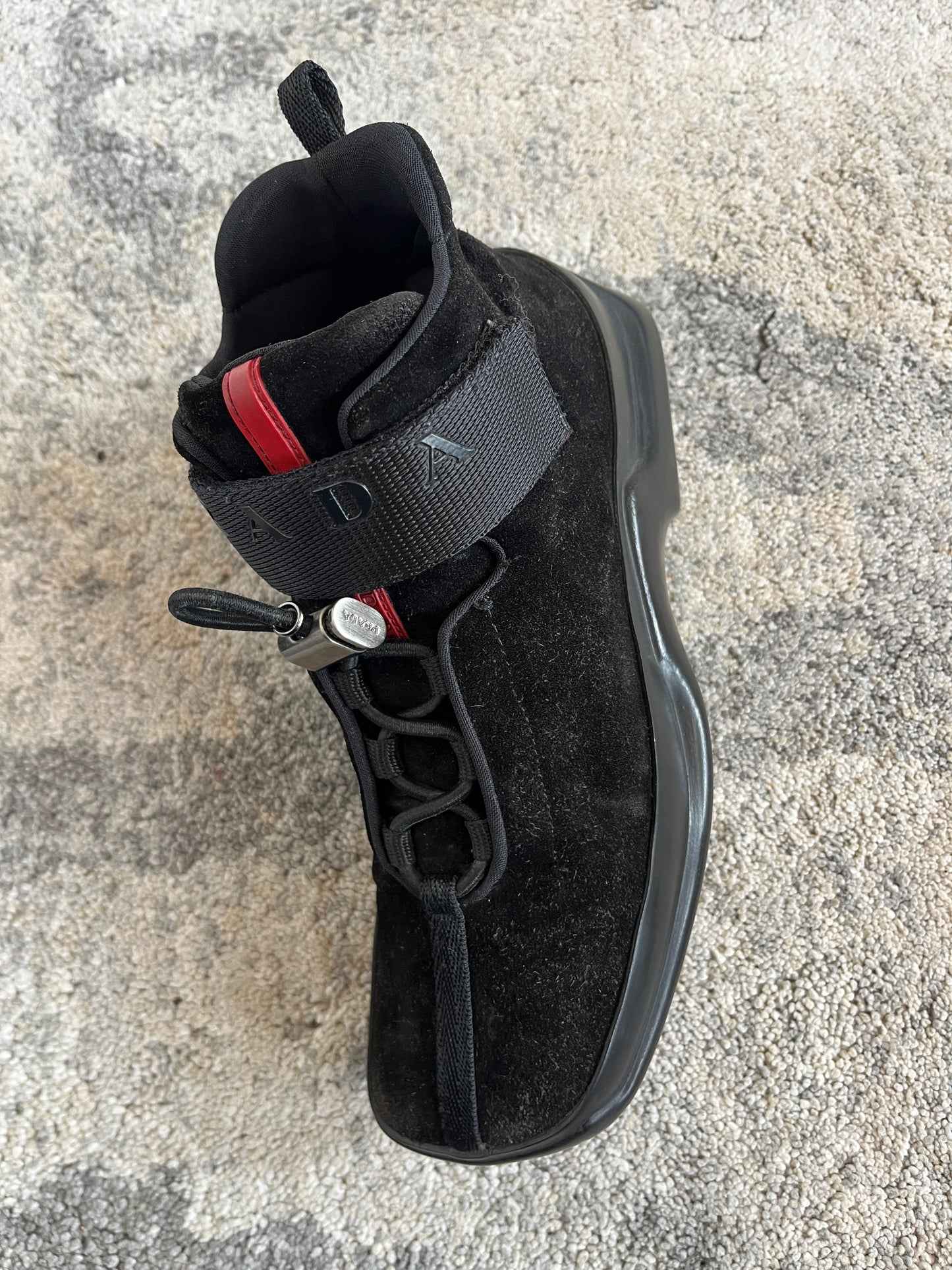 Prada FW1999 suede velcro trainers
