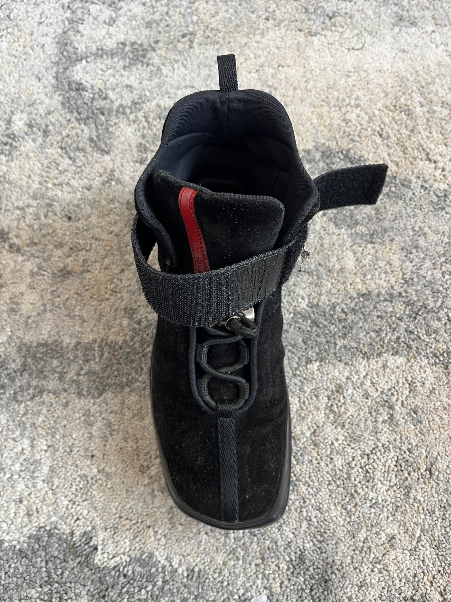 Prada FW1999 suede velcro trainers