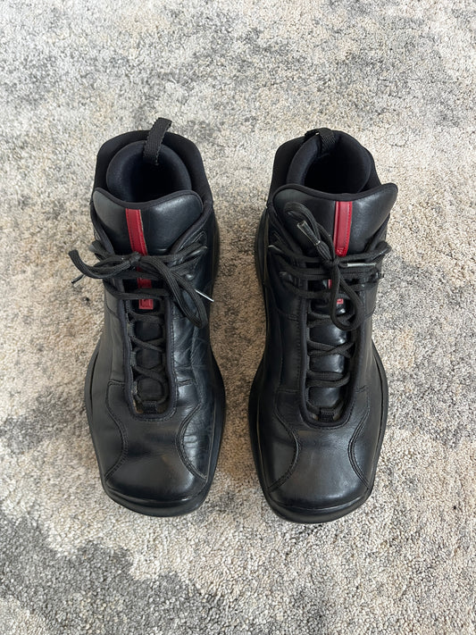 Prada FW1999 vibram soles leather trainers