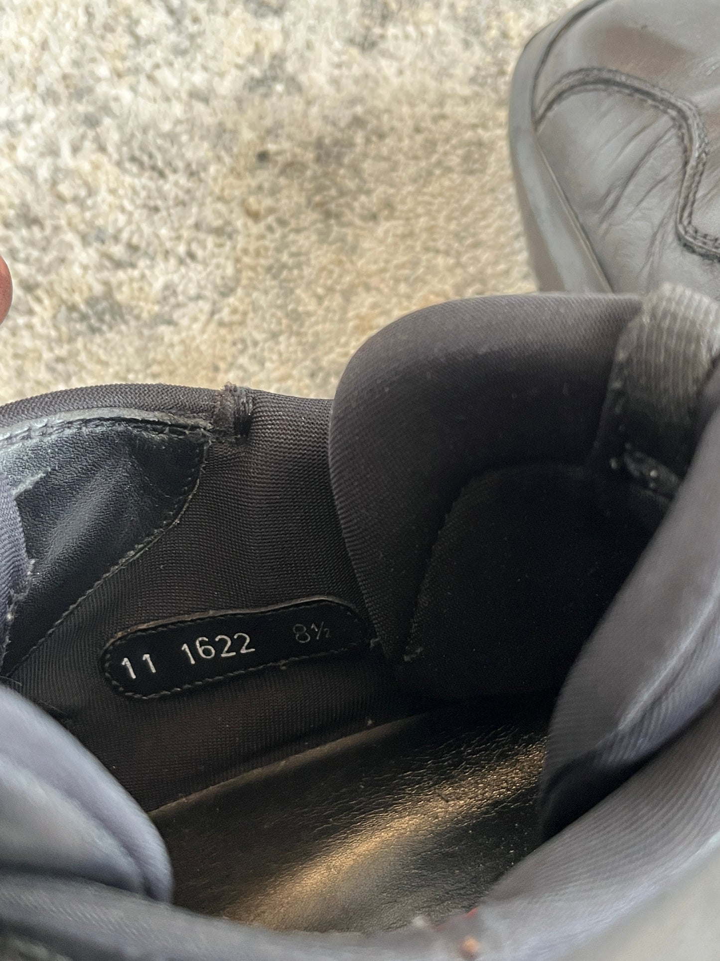 Prada FW1999 vibram soles leather trainers
