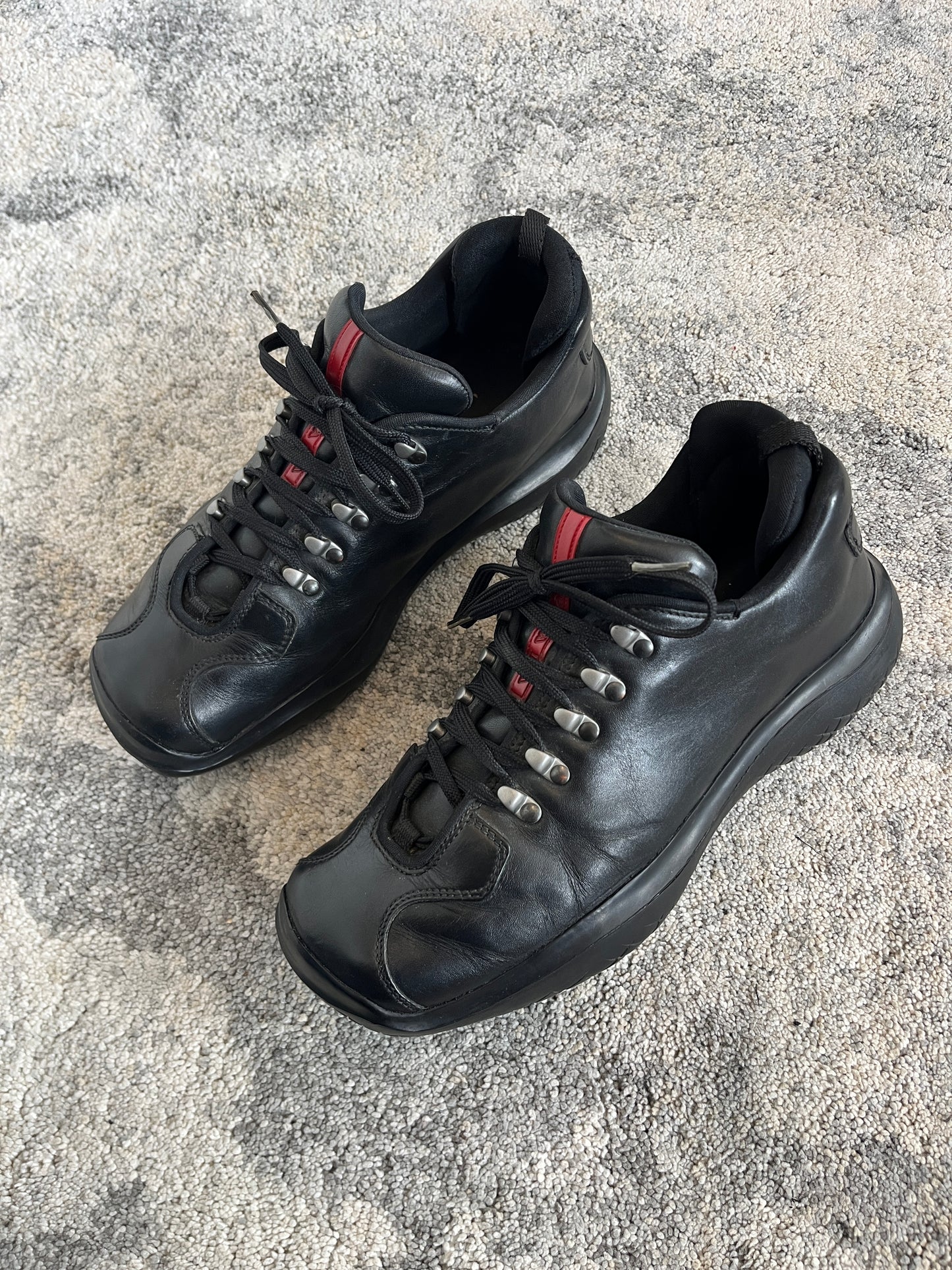 Prada FW1999 hiking vibram soles trainers