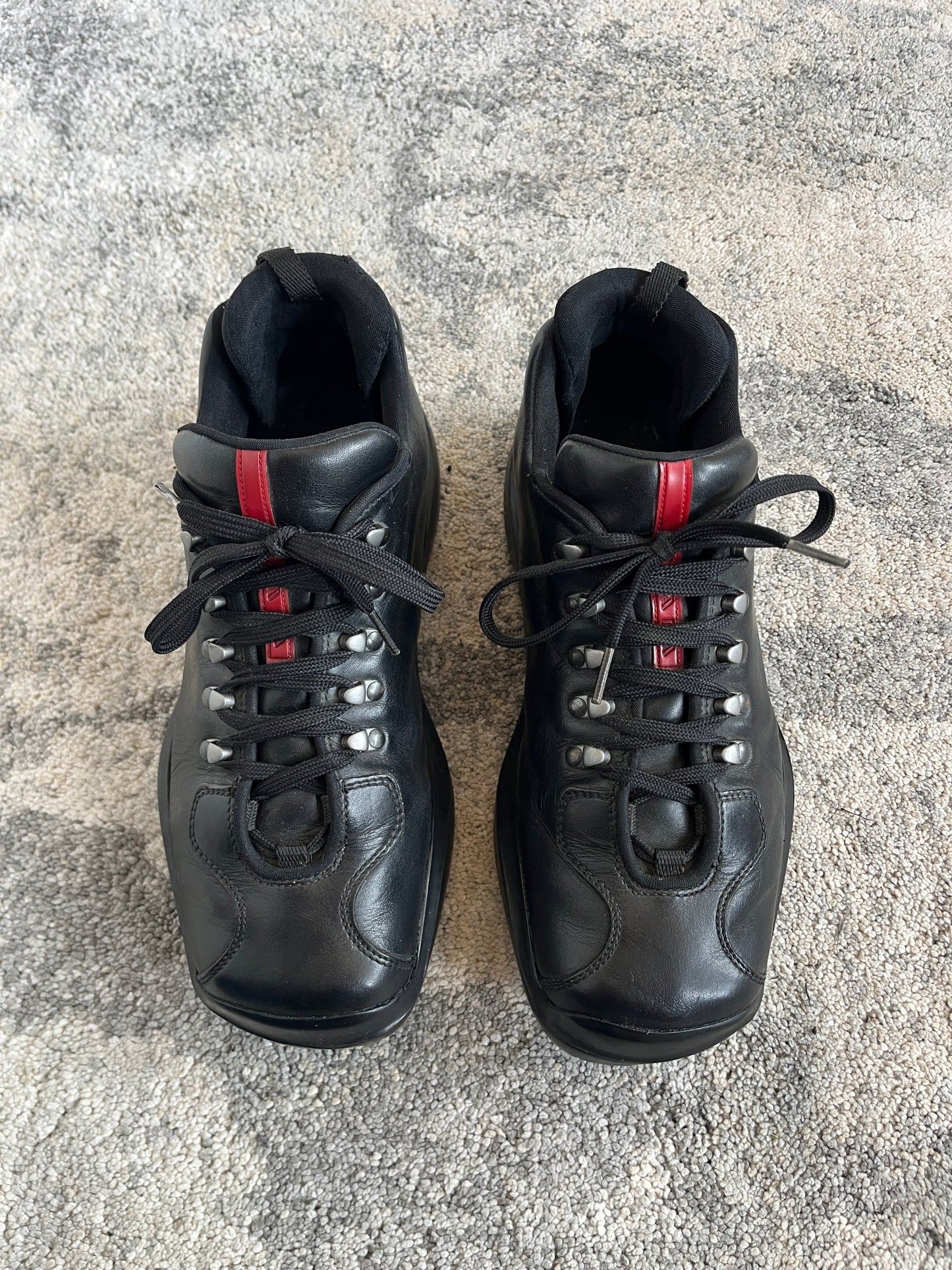 Prada FW1999 hiking vibram soles trainers