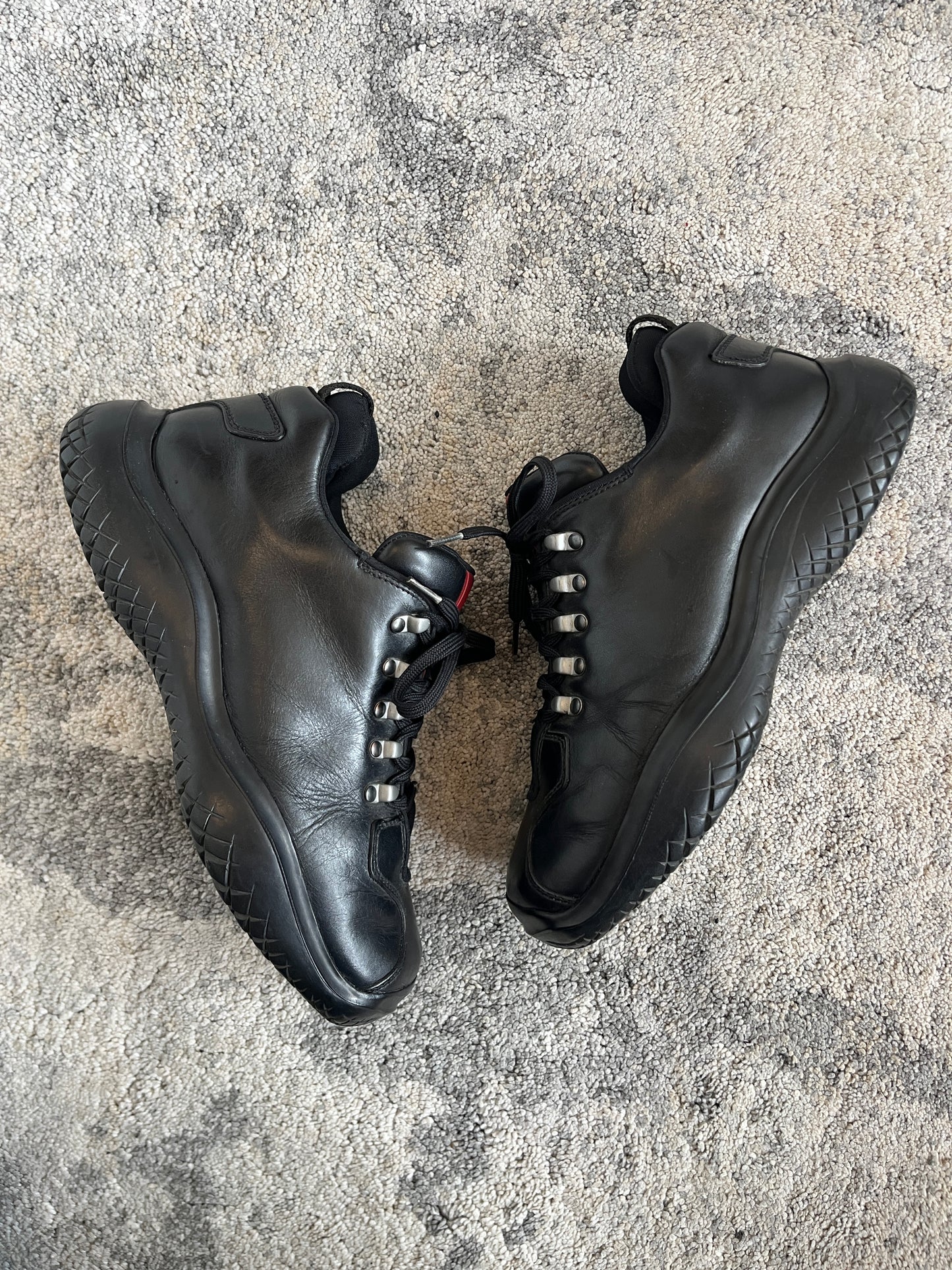 Prada FW1999 hiking vibram soles trainers