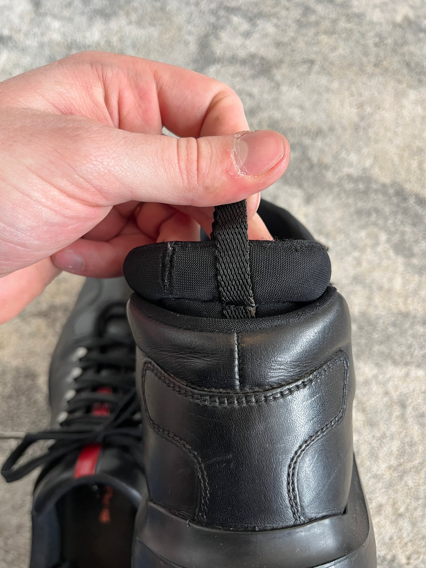 Prada FW1999 hiking vibram soles trainers