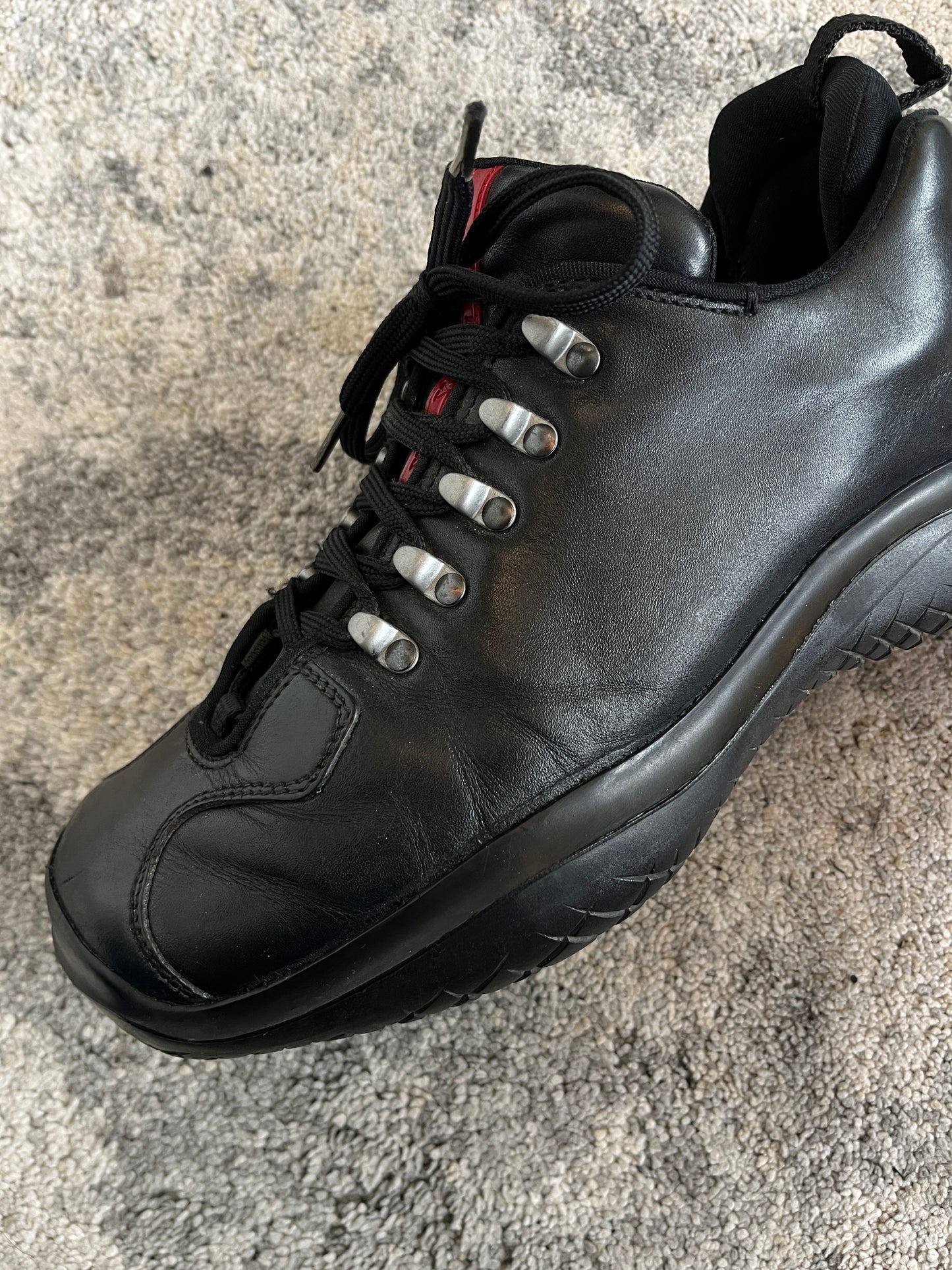Prada FW1999 hiking vibram soles trainers
