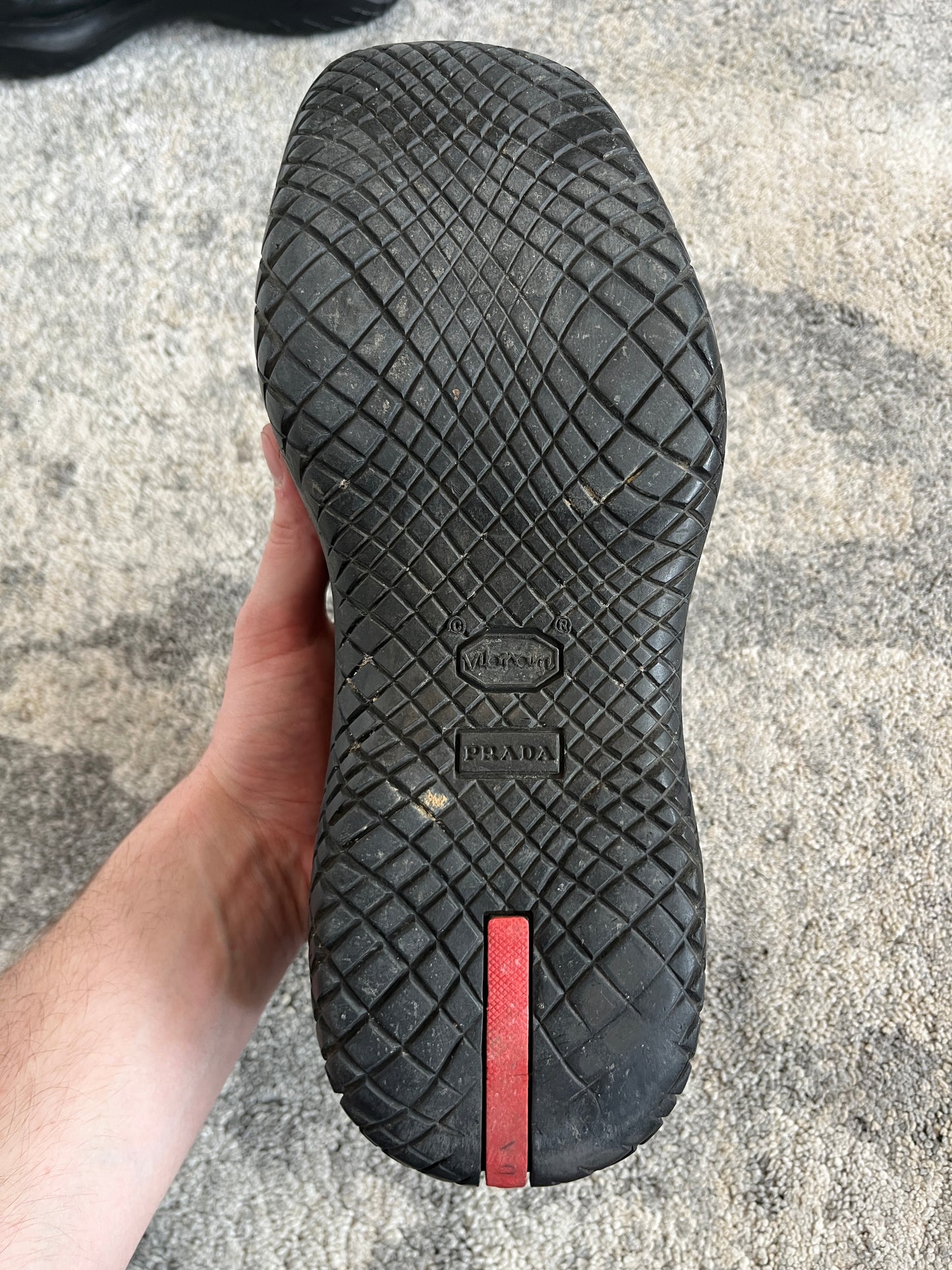 Prada FW1999 hiking vibram soles trainers