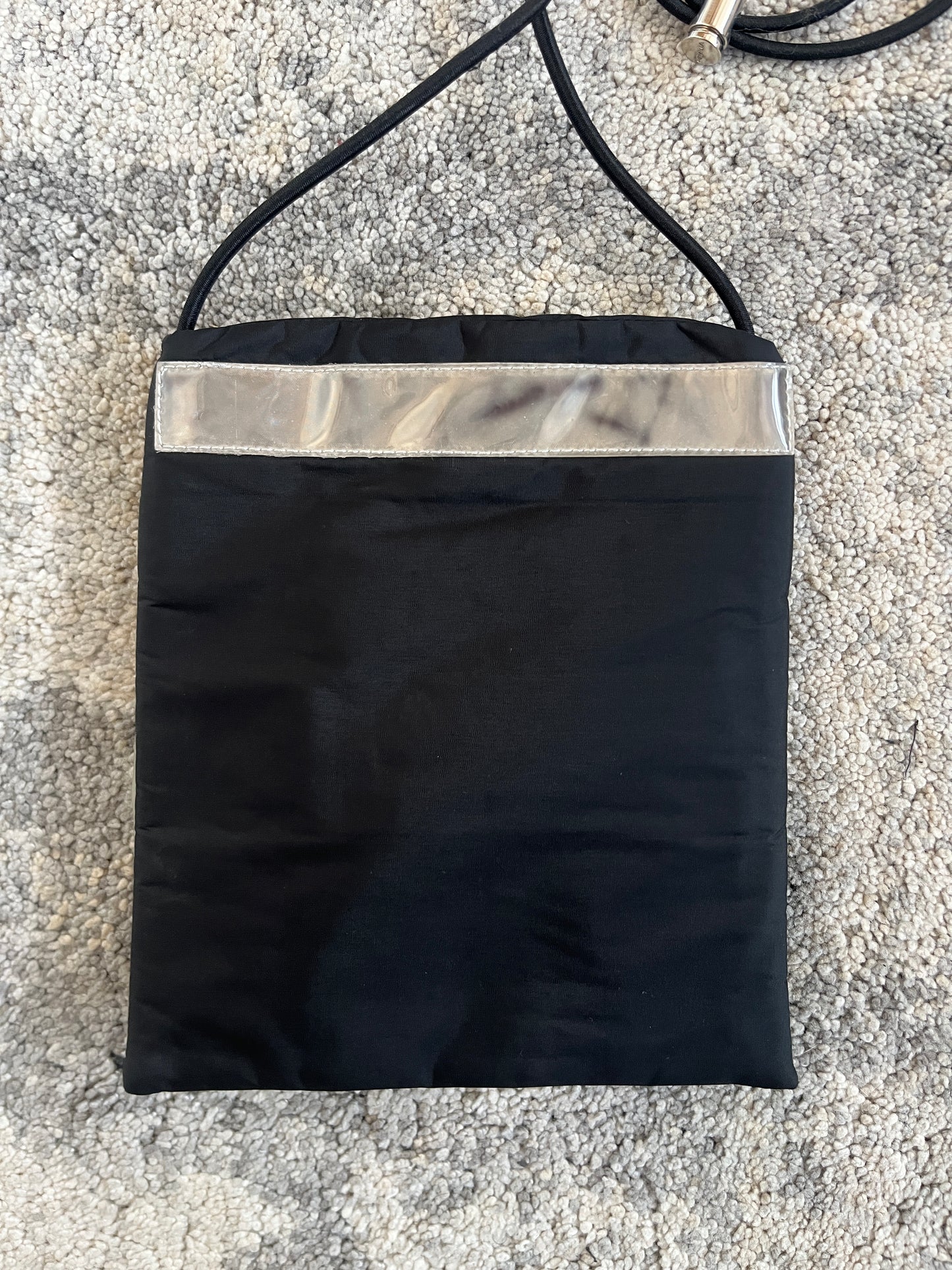 Prada SS1999 nylon & latex pouch bag