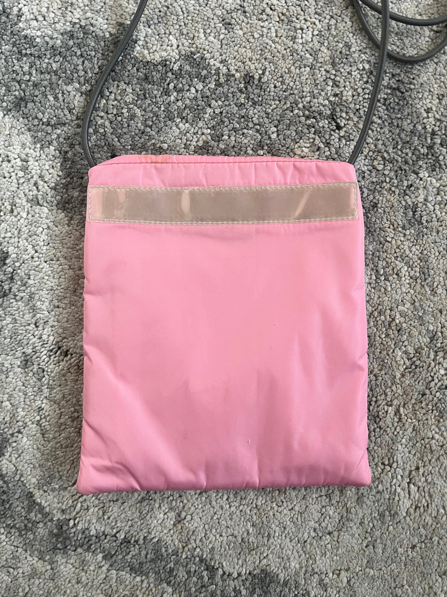 Prada SS1999 nylon & latex pouch bag