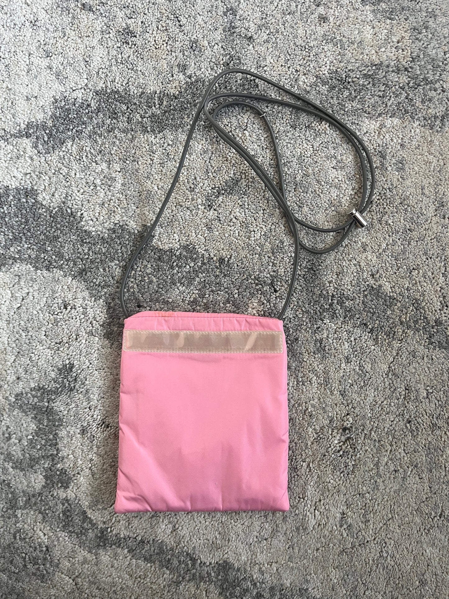 Prada SS1999 nylon & latex pouch bag