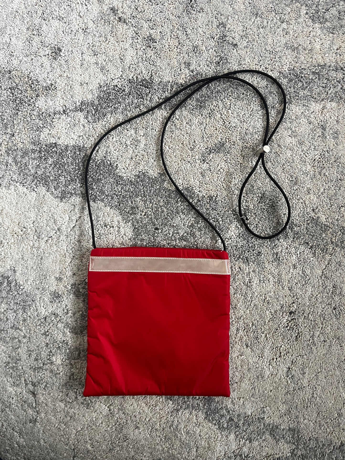 Prada SS1999 nylon & latex pouch bag