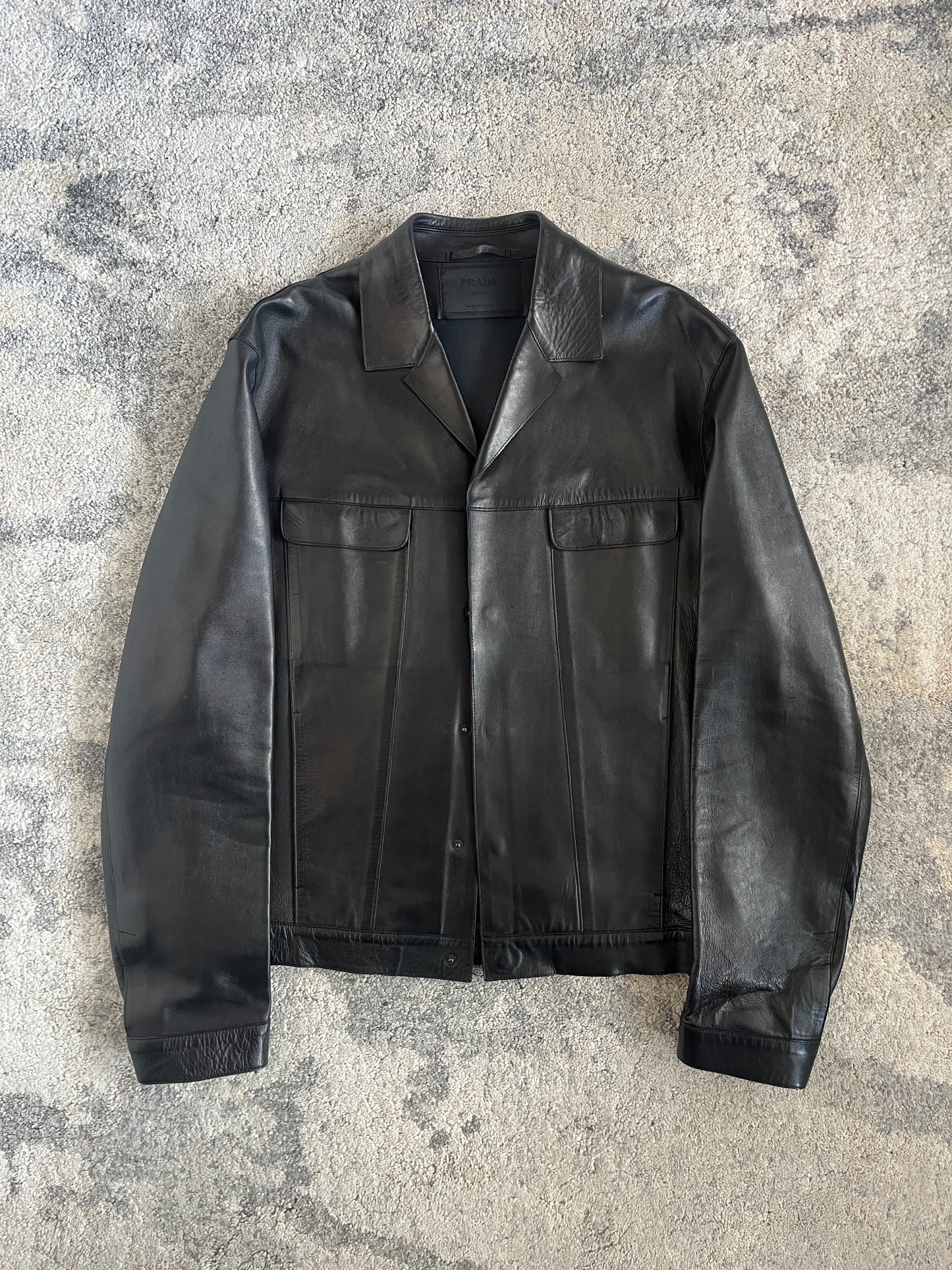 Prada SS1999 leather blazer jacket