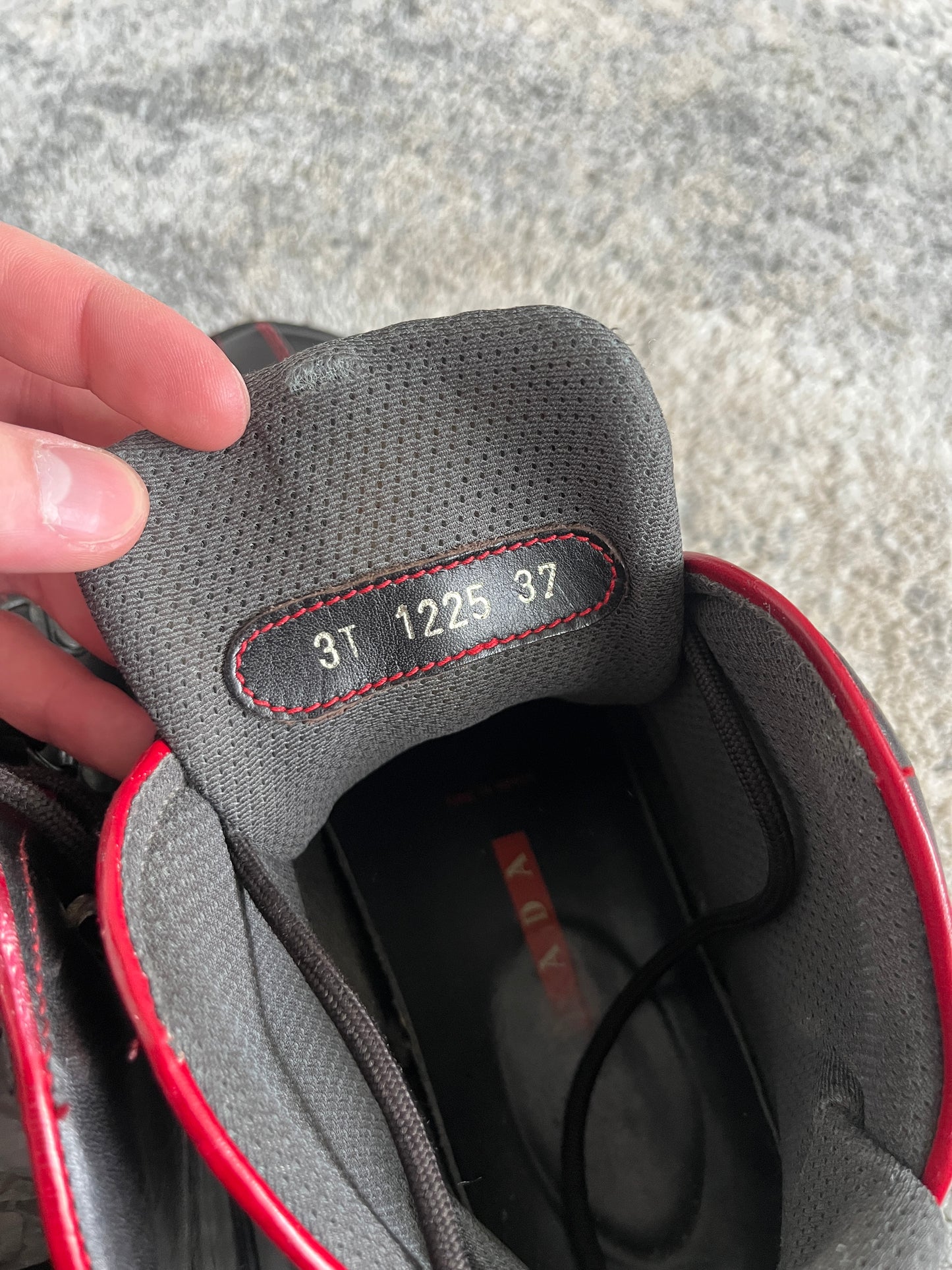 Prada 2000's leather hiking boots