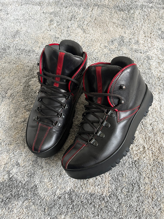 Prada 2000's leather hiking boots