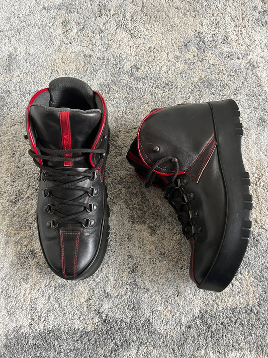 Prada 2000's leather hiking boots