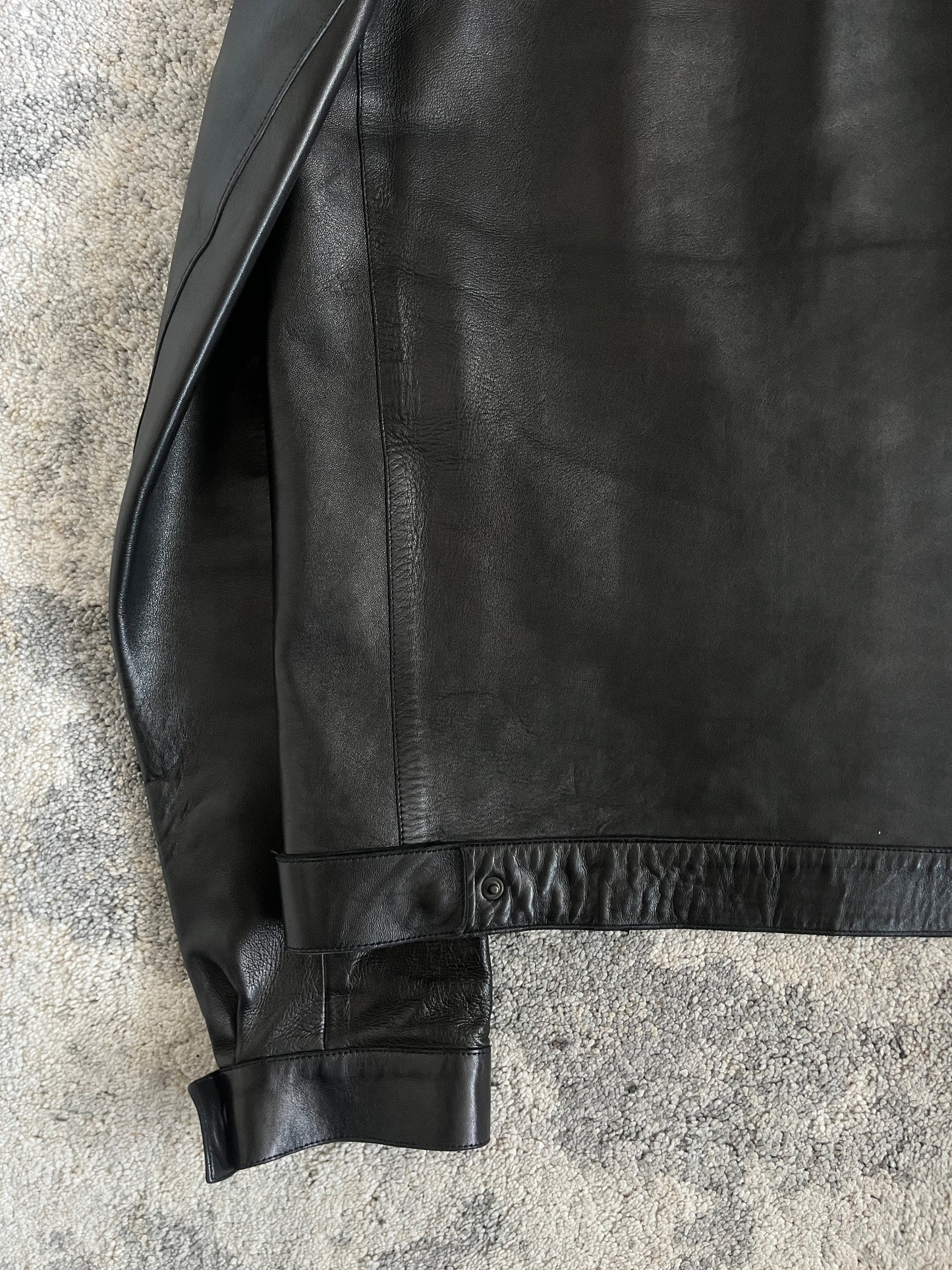 Prada SS1999 leather blazer jacket