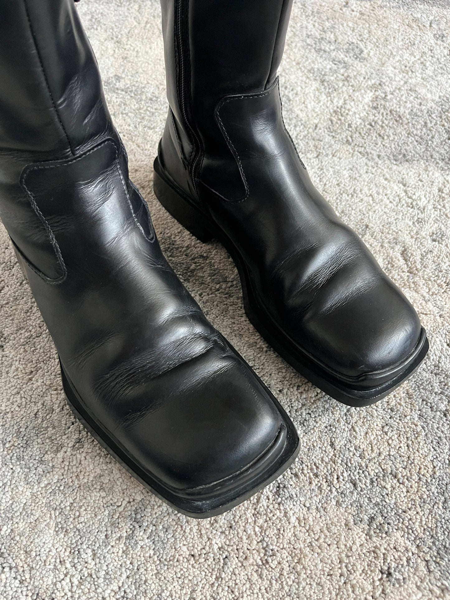 Prada FW1999 leather boots