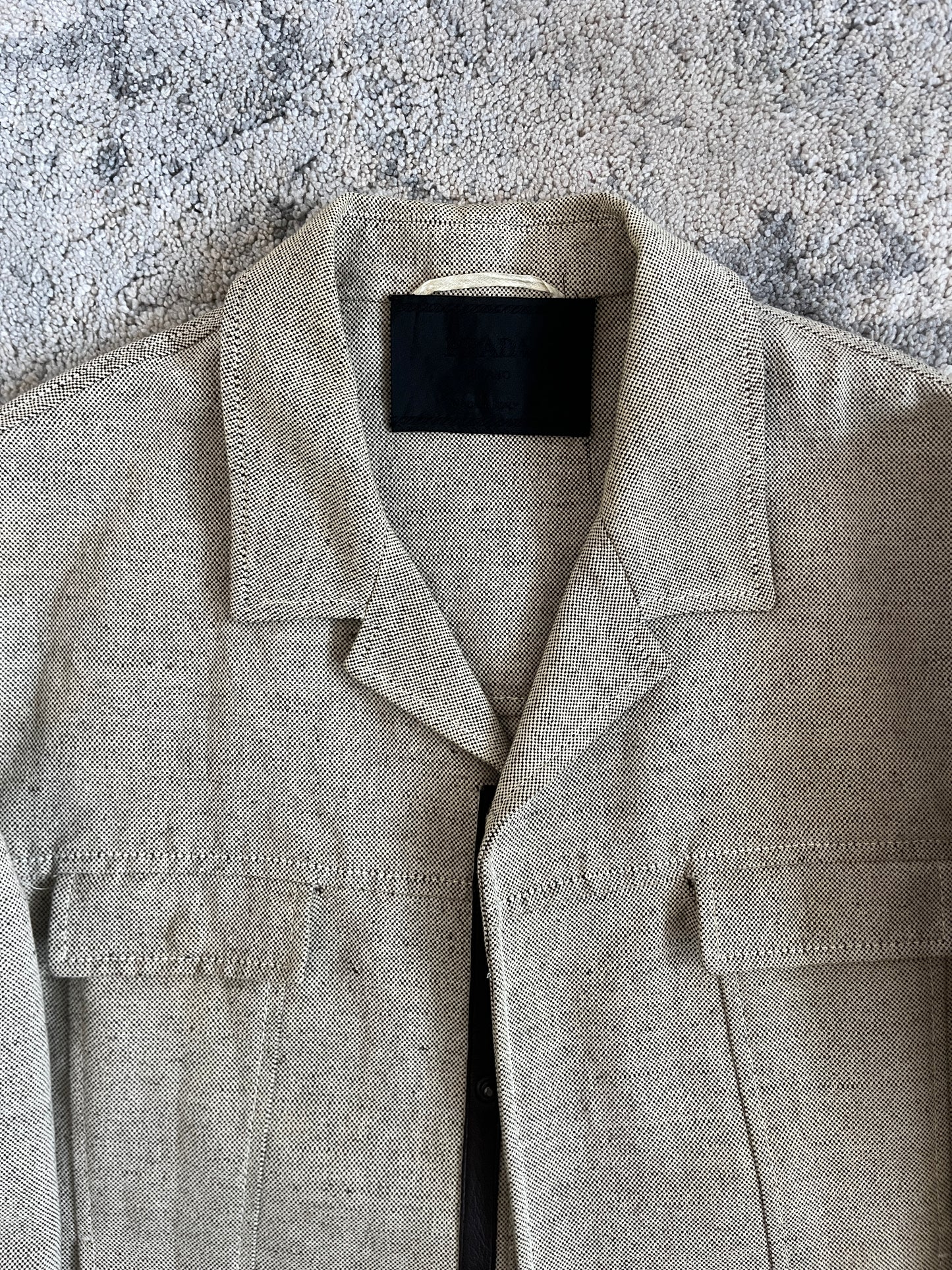 Prada SS1999 cotton & linen jacket