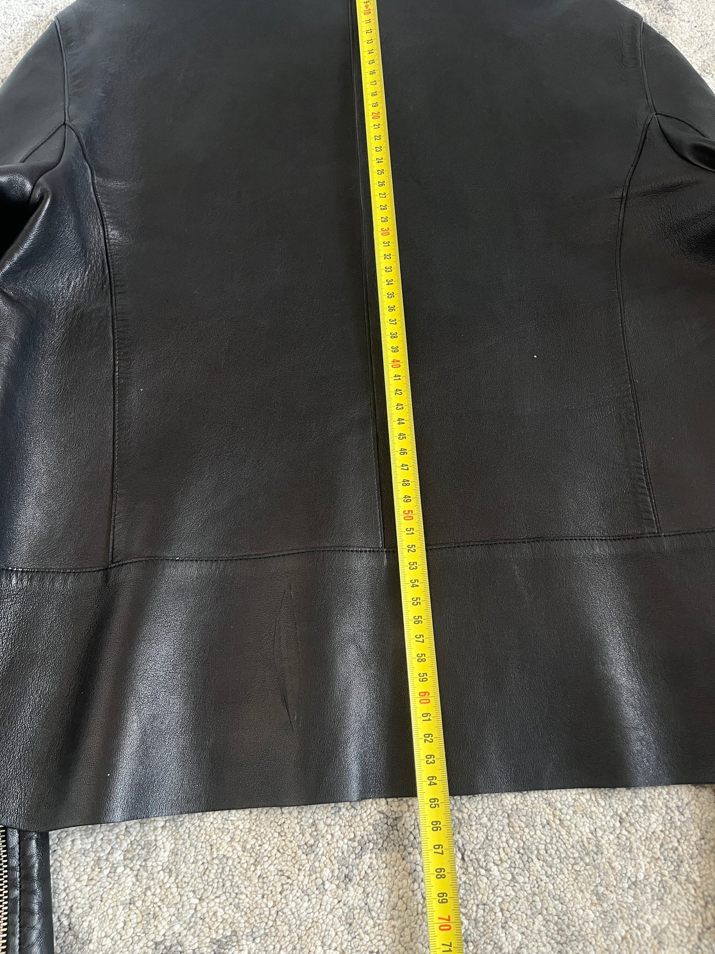 Prada FW1999 motorcycle patch leather jacket