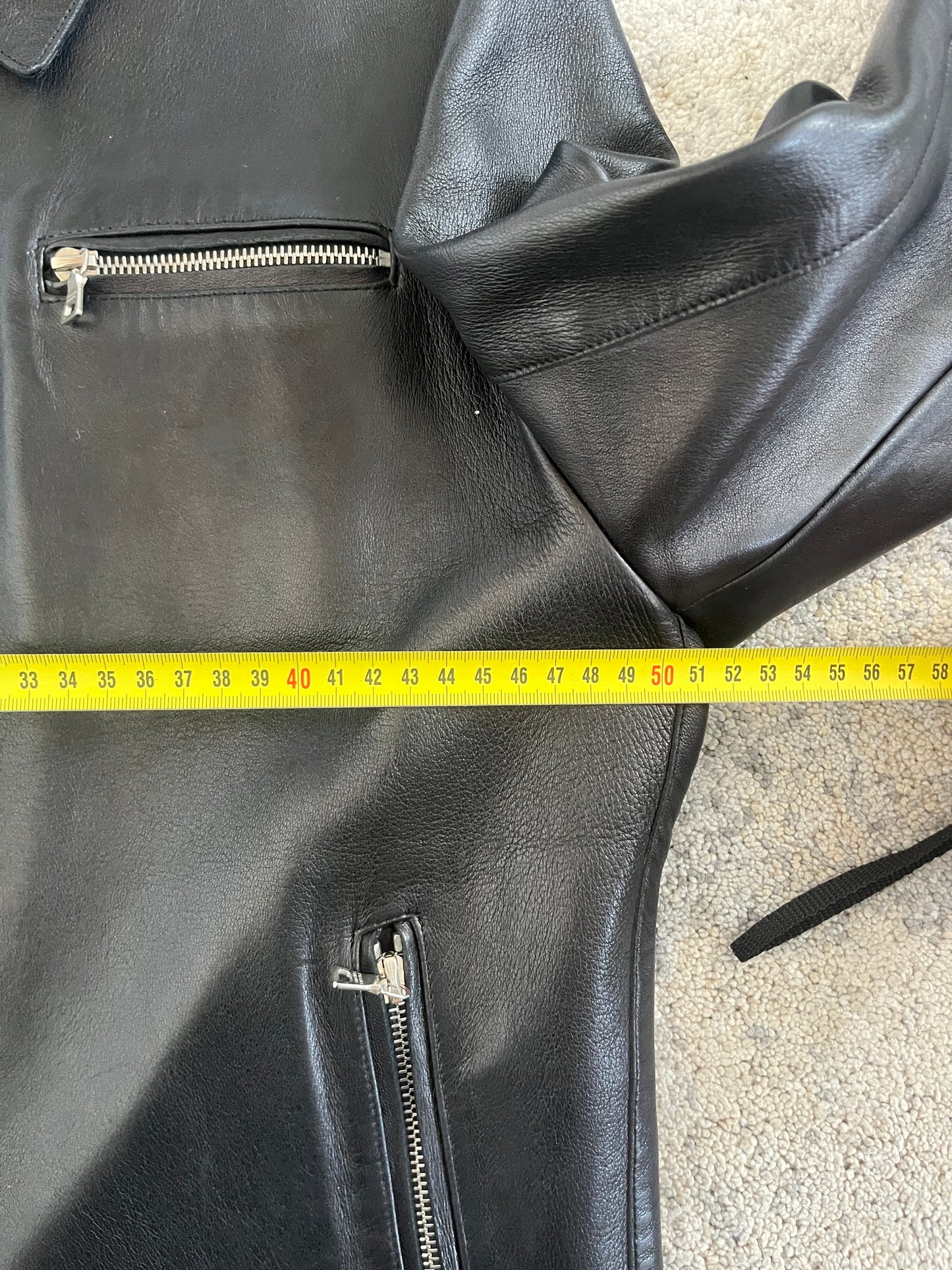 Prada FW1999 motorcycle patch leather jacket