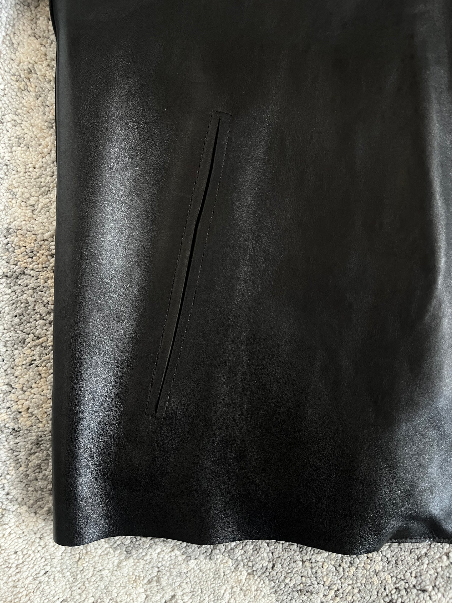 Prada SS1999 lazer cut leather jacket