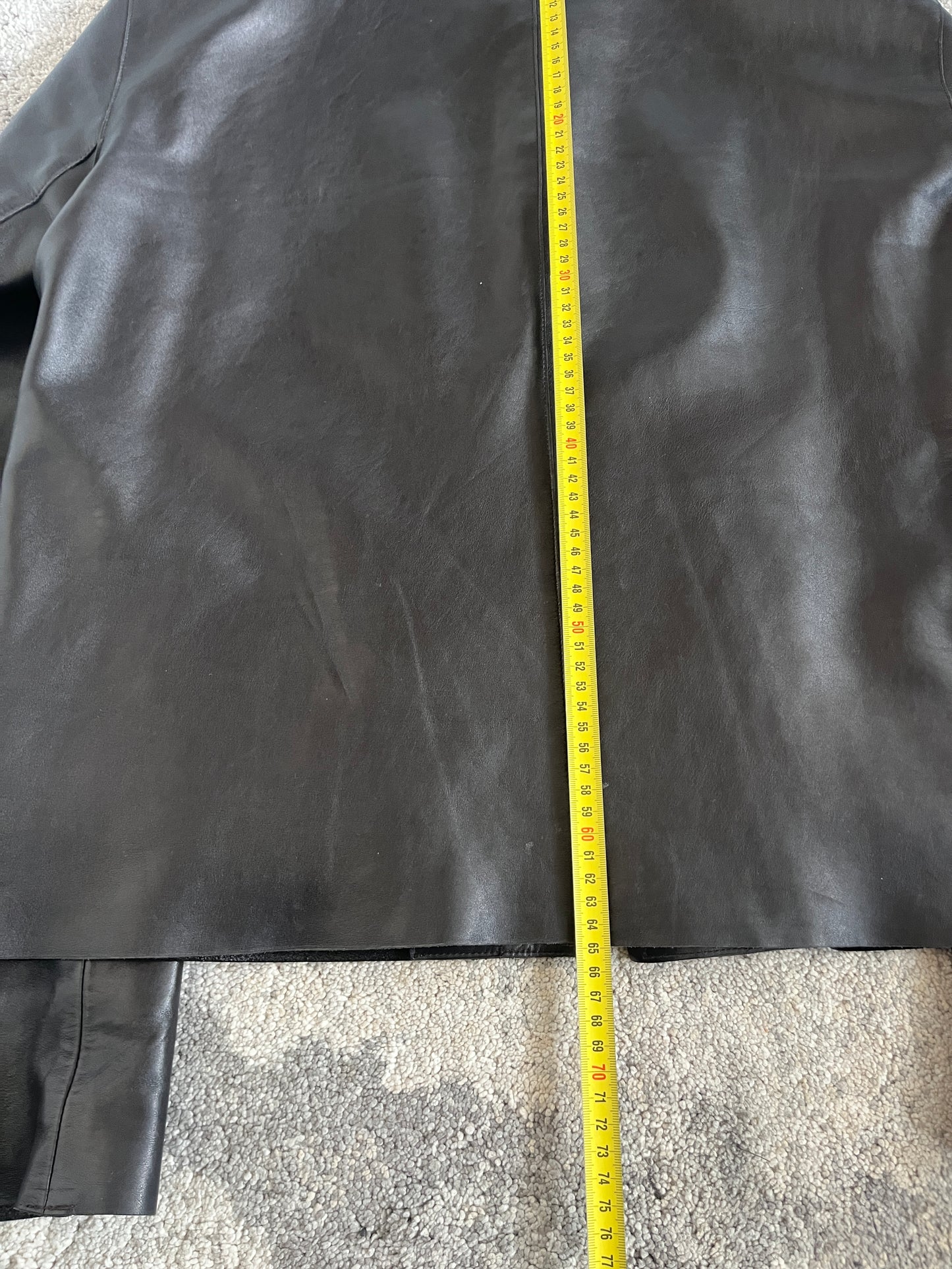 Prada SS1999 lazer cut leather jacket