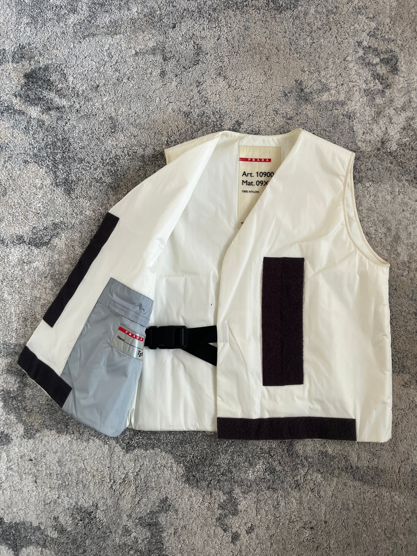 Prada SS1999 kimono nylon vest