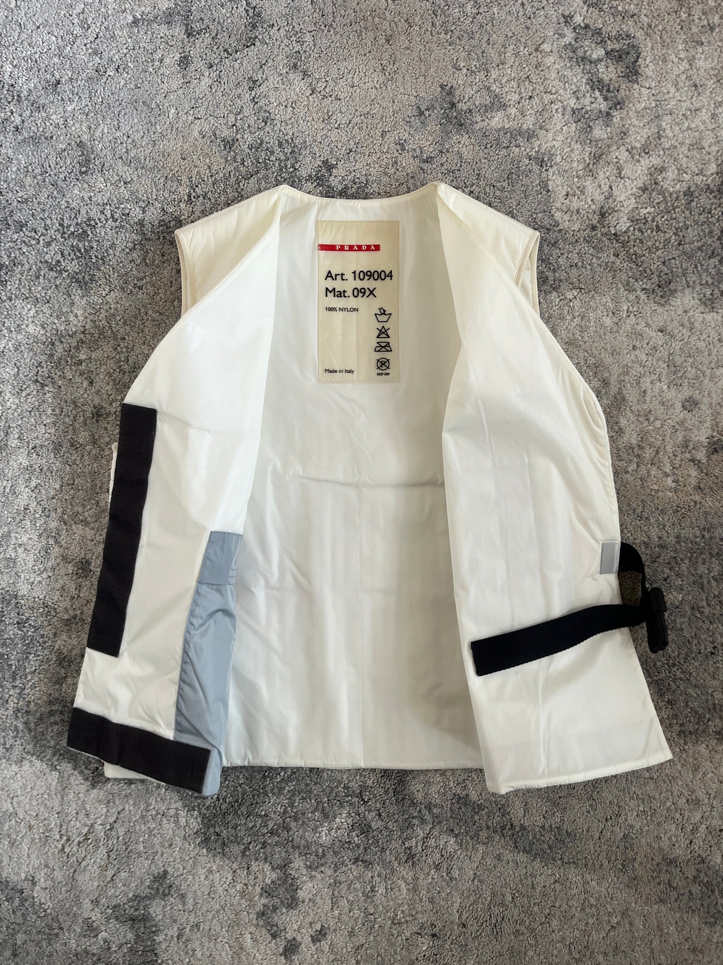 Prada SS1999 kimono nylon vest