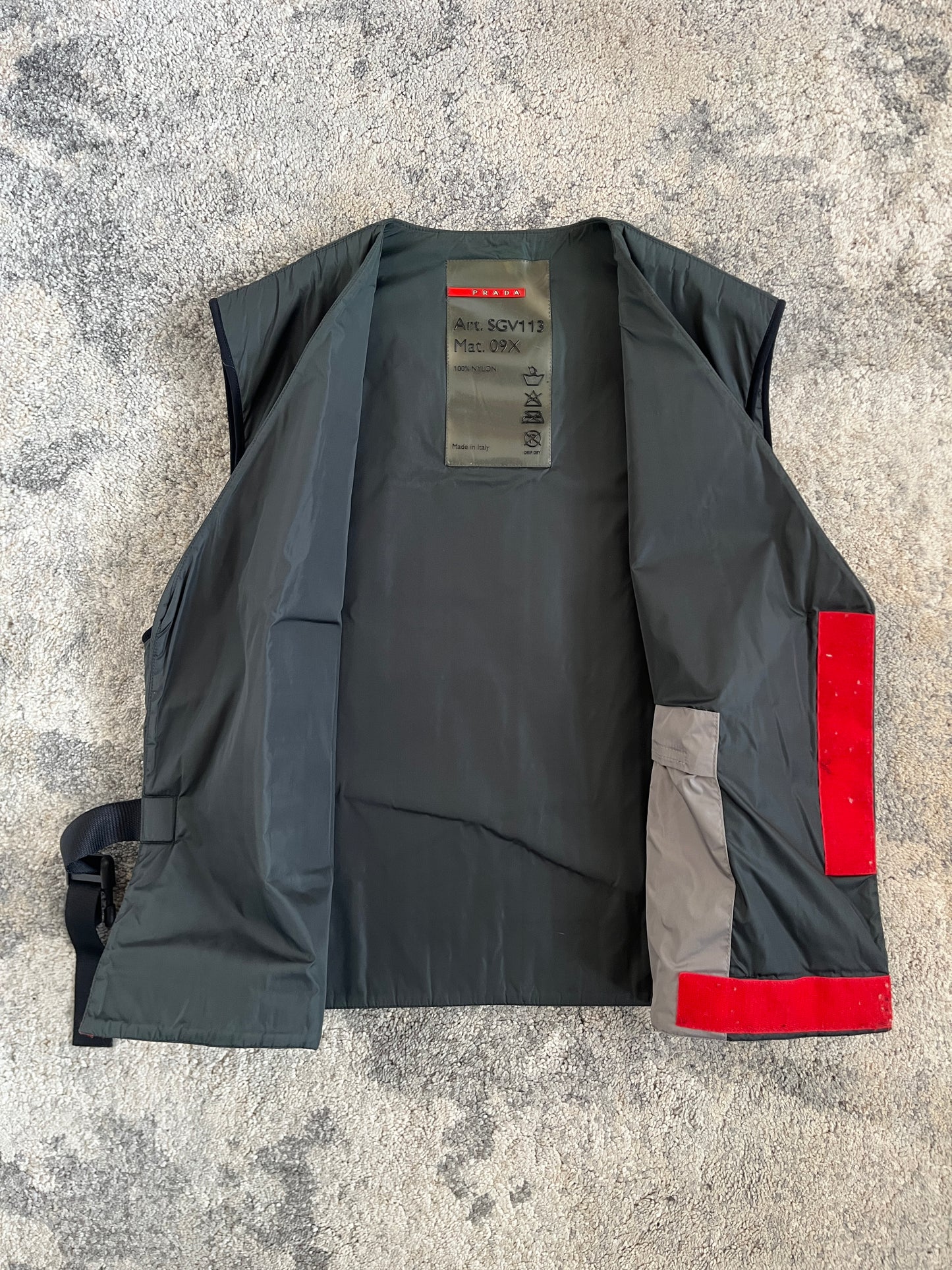 Prada SS1999 kimono nylon vest