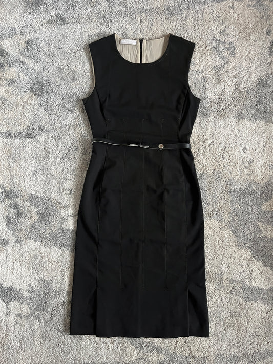 Prada SS2000 nylon dress with belt