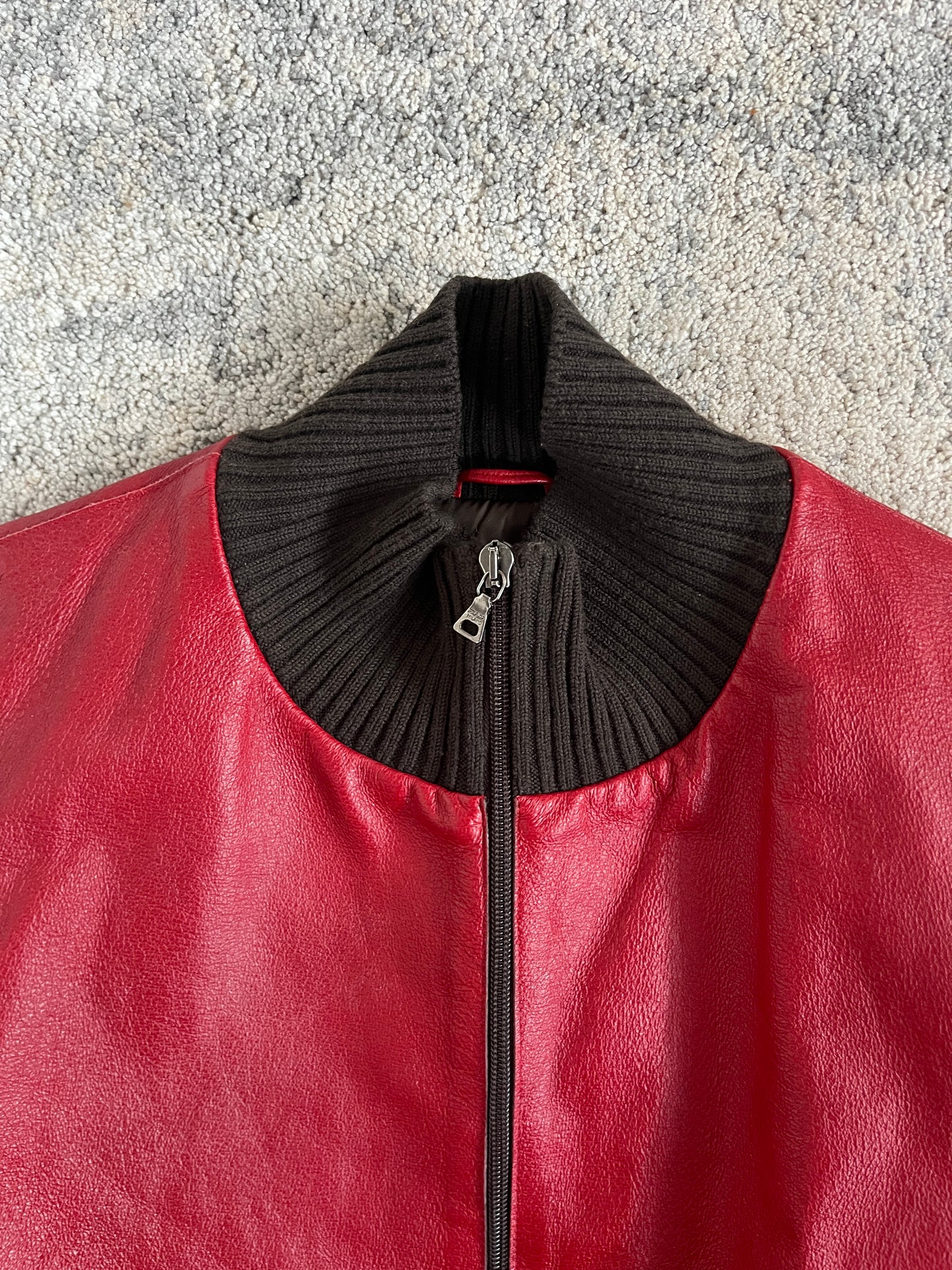 Prada FW2000 leather bomber