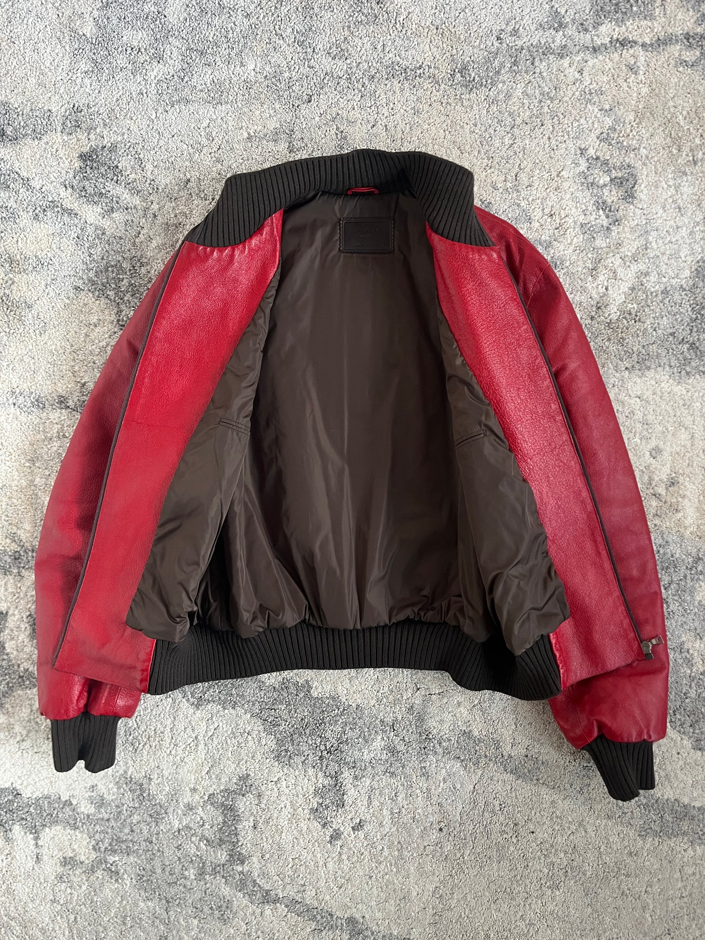 Prada FW2000 leather bomber