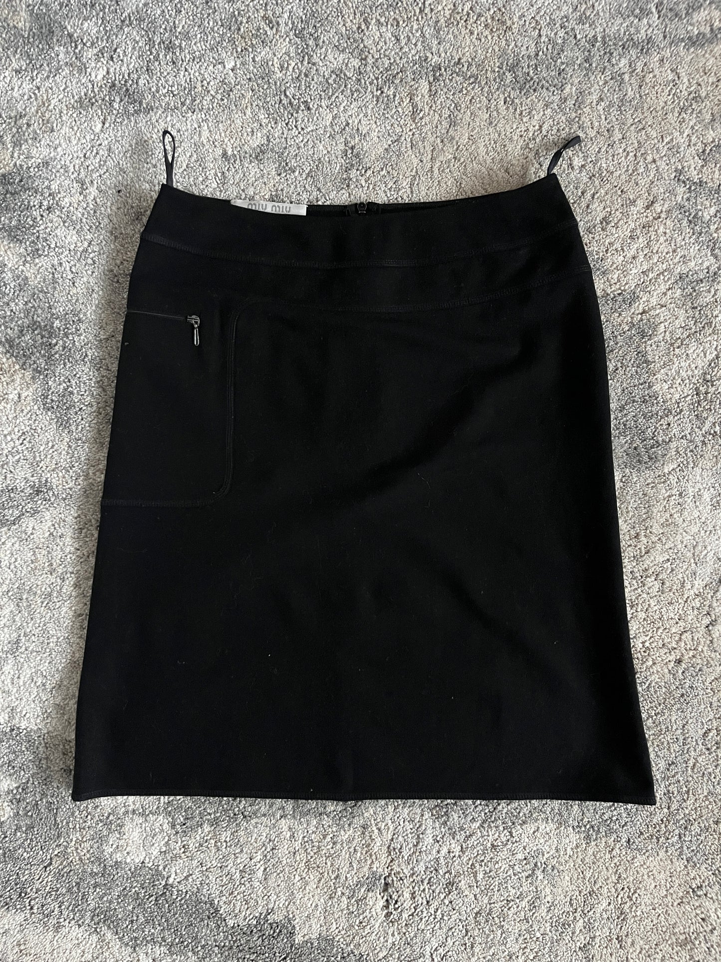 Miu Miu 1999 wool skirt