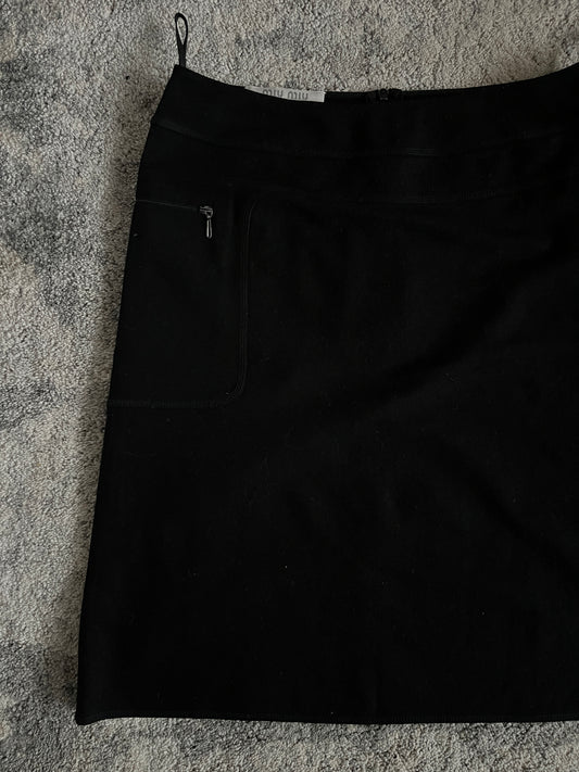 Miu Miu 1999 wool skirt