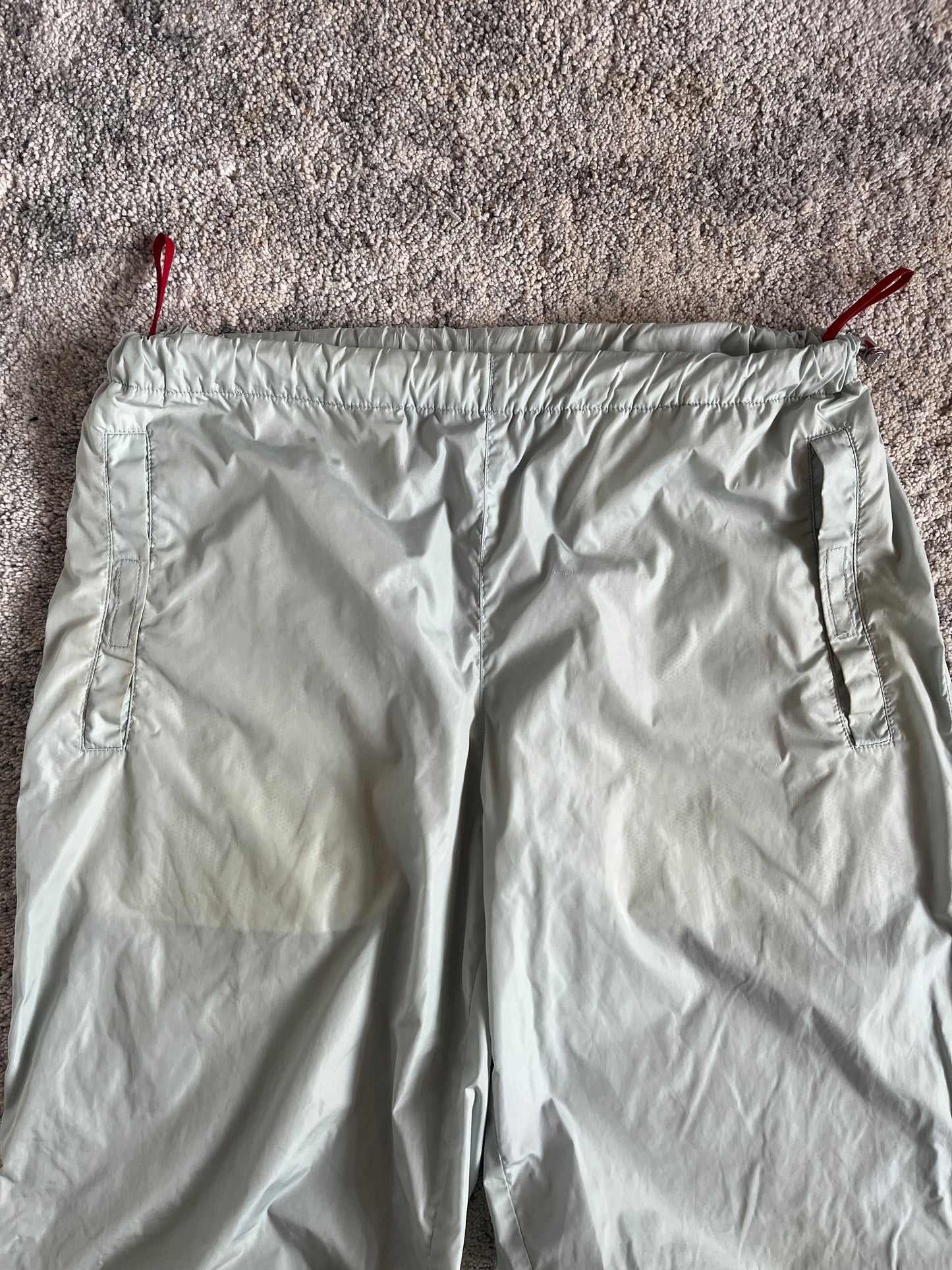 Prada 1999 nylon track pants